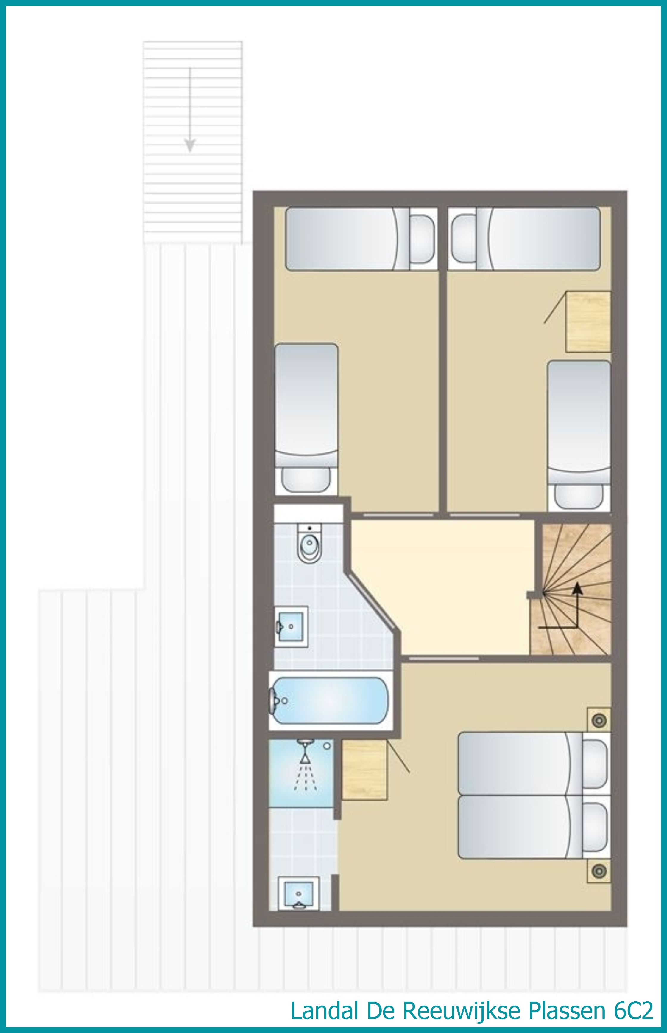 6-Personen-Wasserhaus 6C2 in De Reeuwijkse Plassen