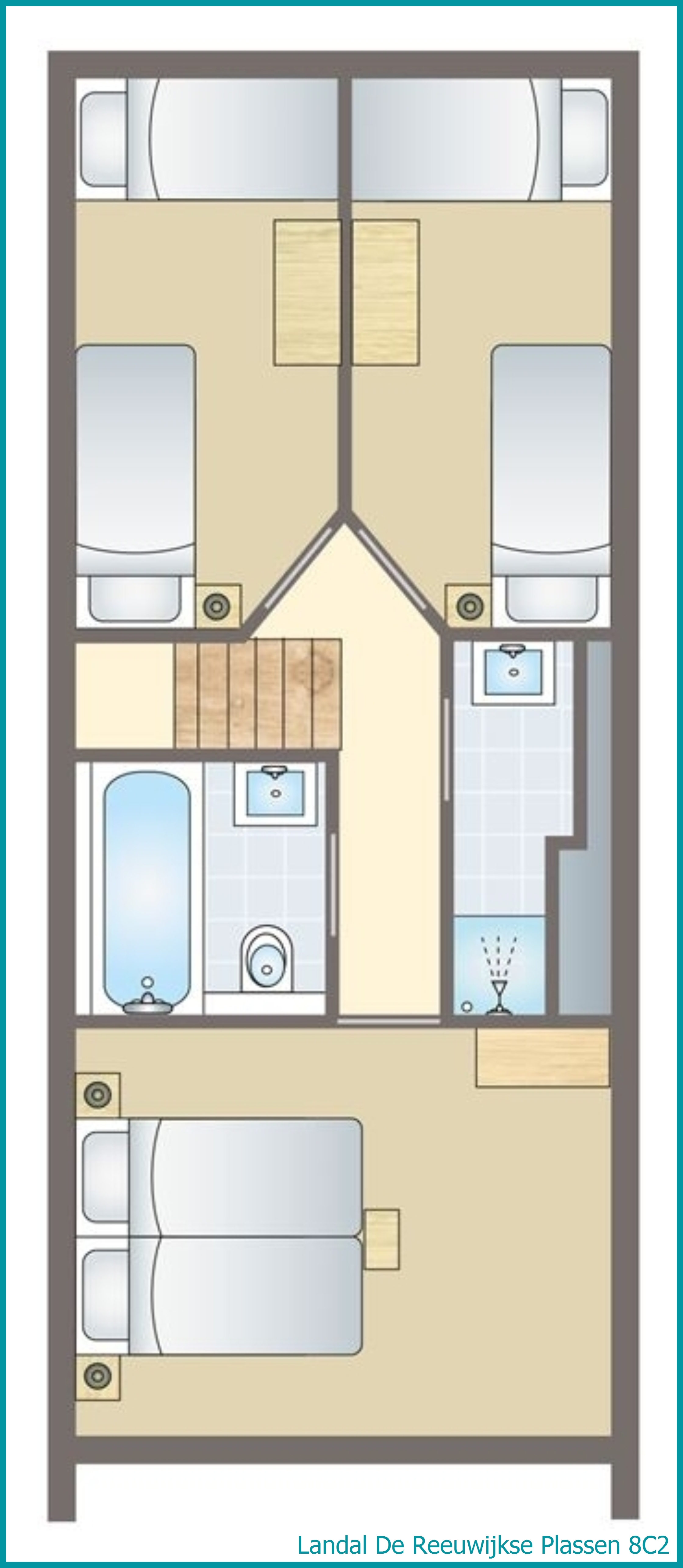 8-Personen-Wasserhaus 8C2 in De Reeuwijkse Plassen