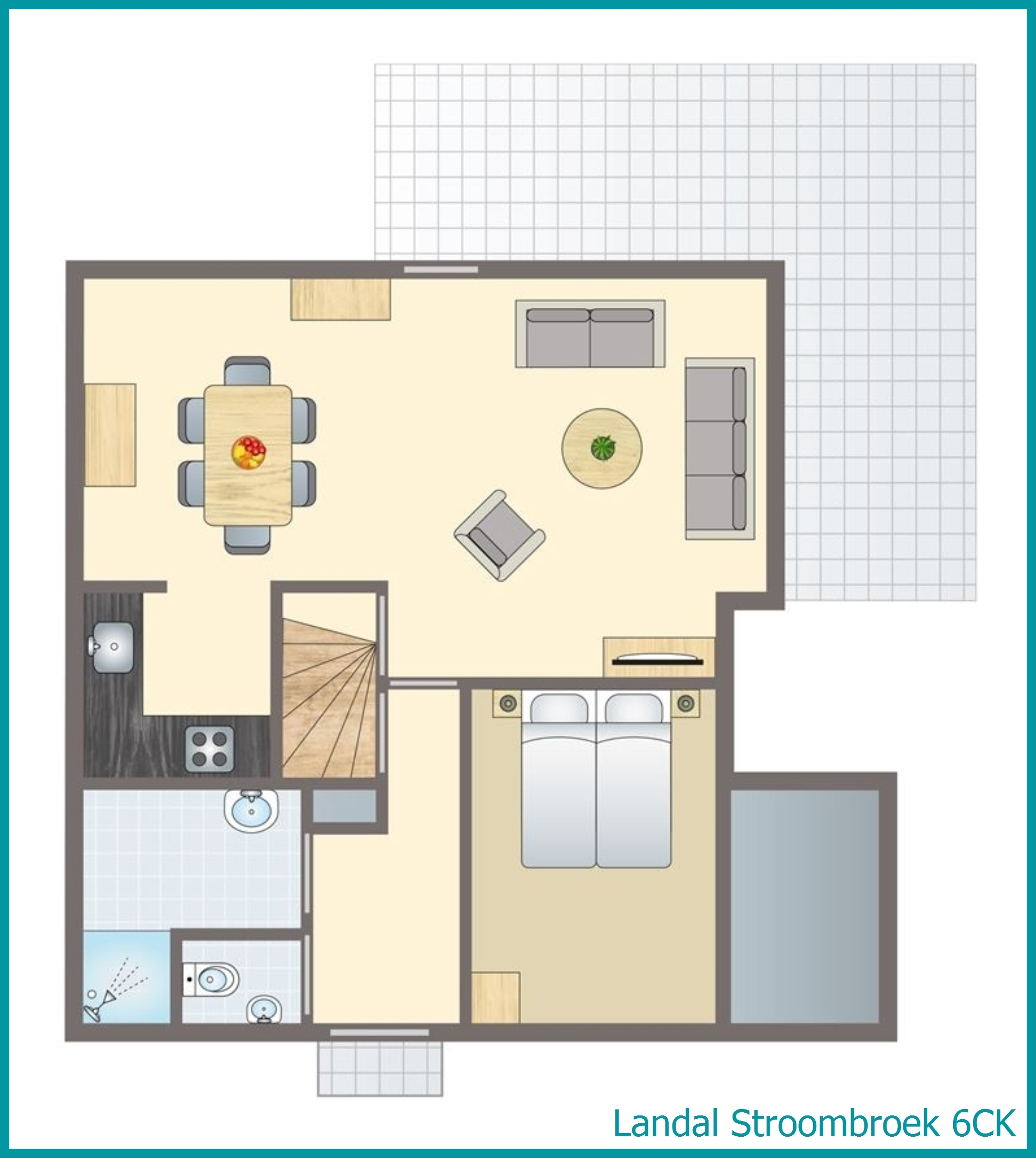 6-Personen-Kinder-Ferienhaus 6CK in Stroombroek