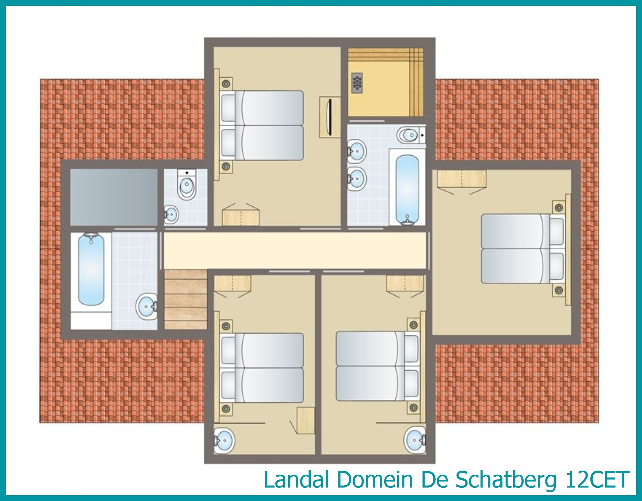 12-Personen-Ferienhaus, Barrierefrei+ 12CET in Domein De Schatberg