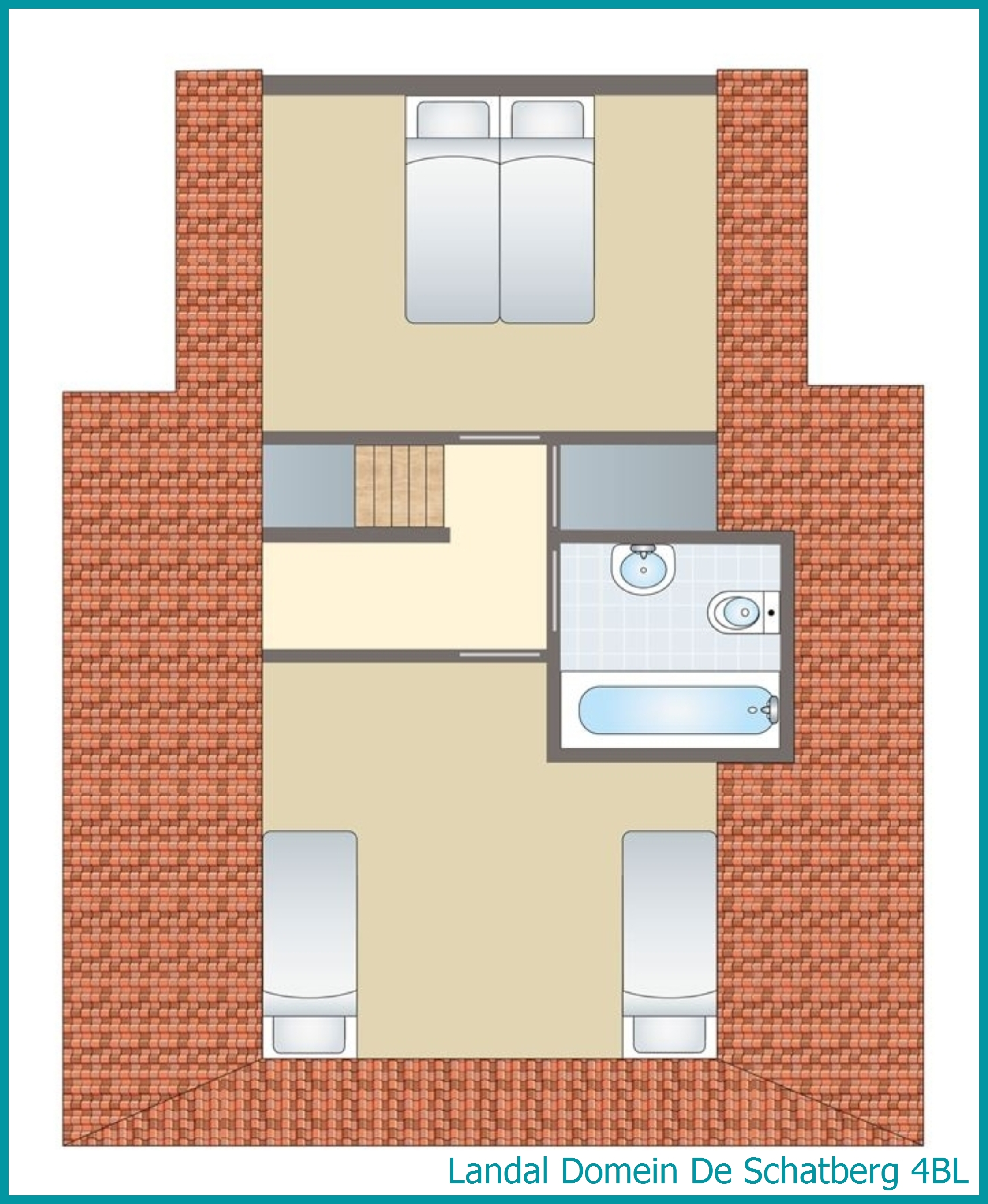 4-Personen-Ferienhaus 4BL in Domein De Schatberg