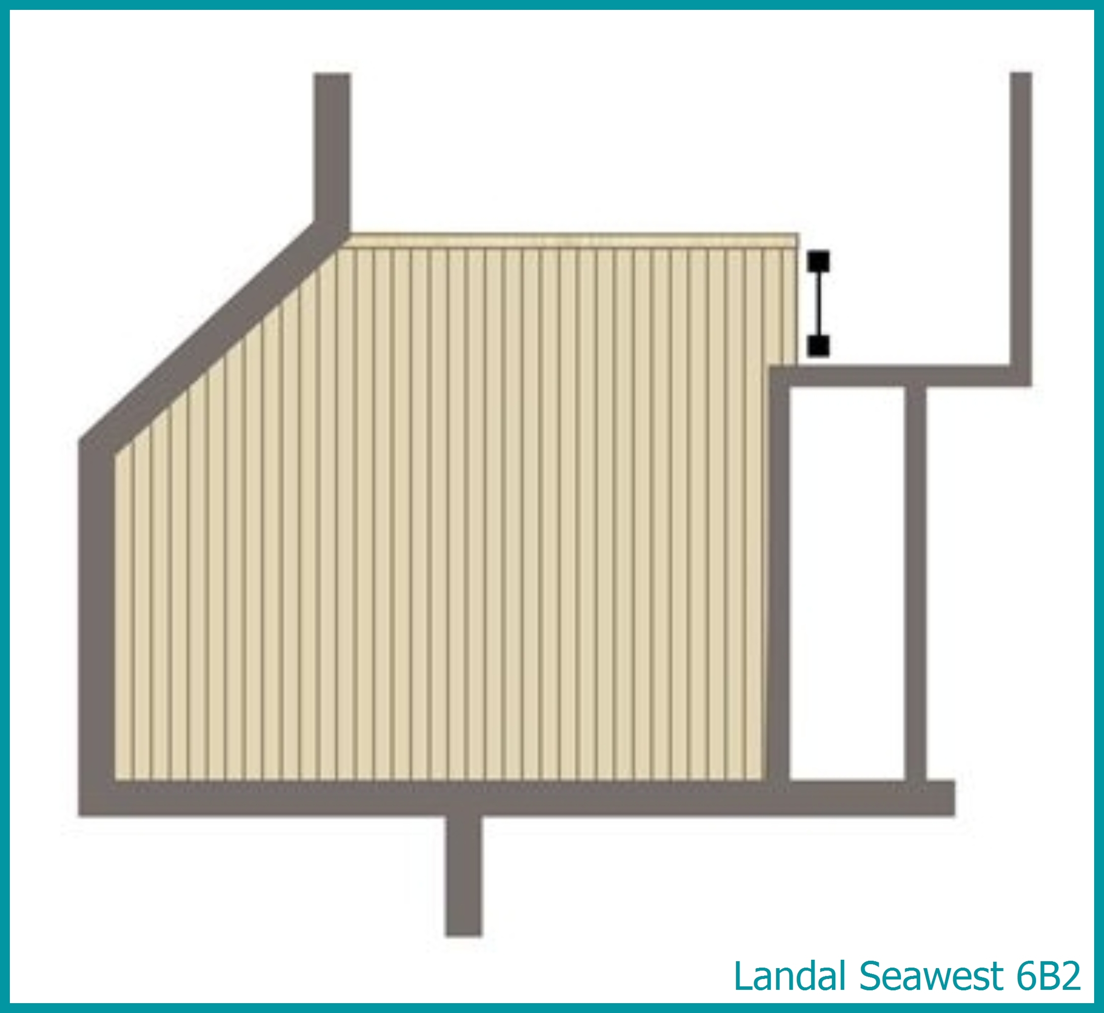 6-8 Personen-Ferienhaus 6B2 in Seawest