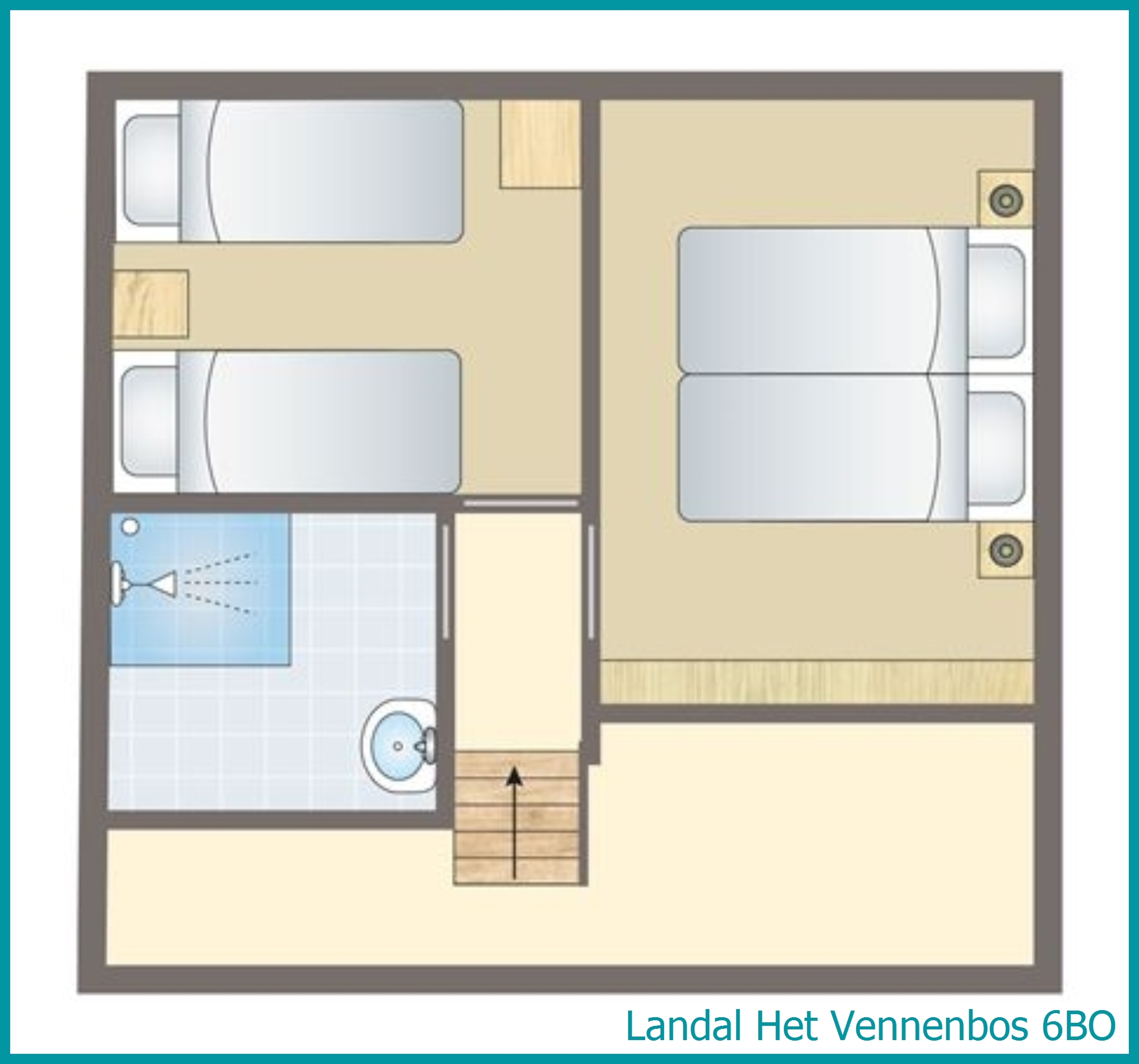6-Personen-Ferienhaus 6BO in Het Vennenbos