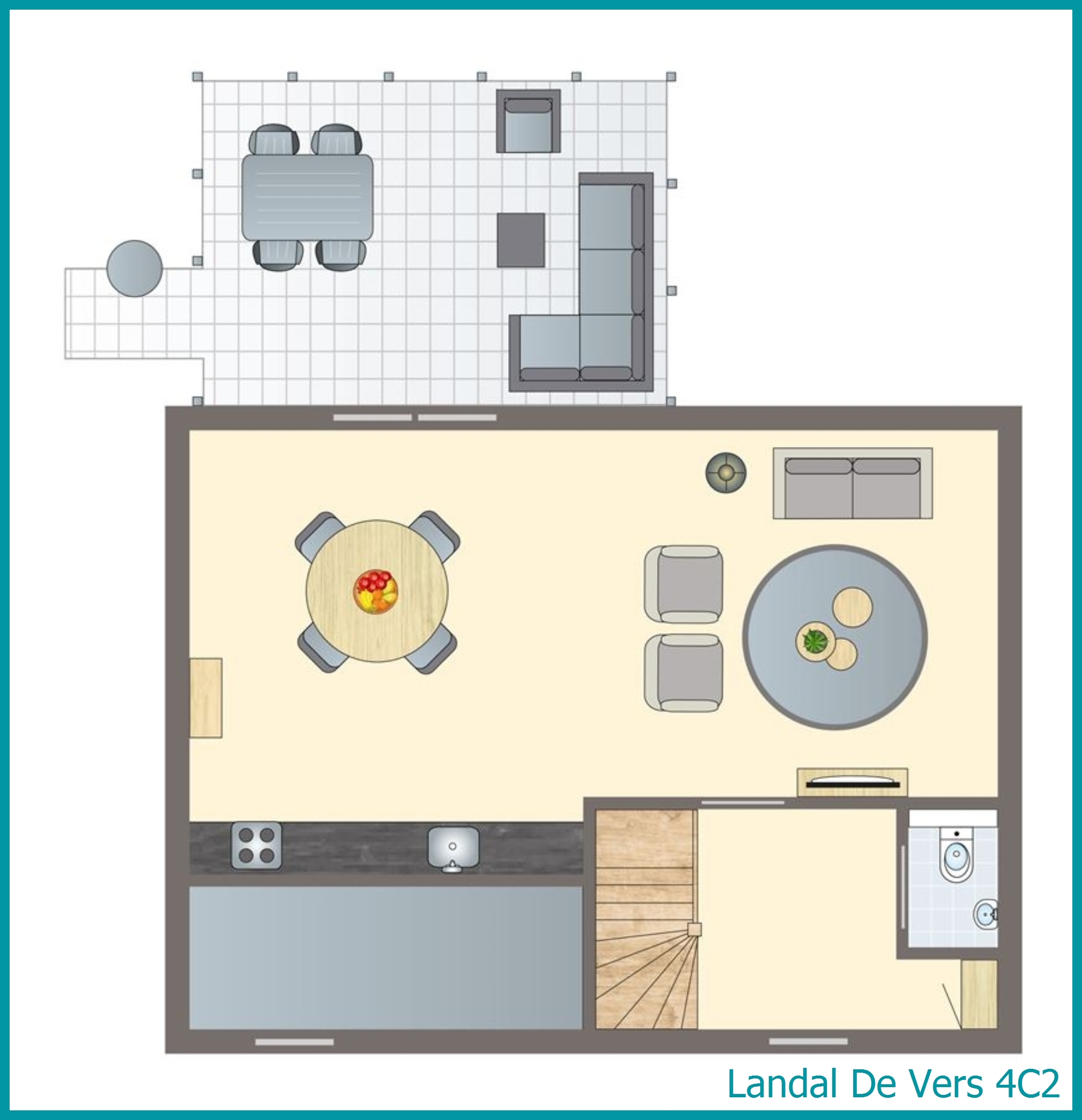 4-Personen-Ferienhaus 4C2 in De Vers