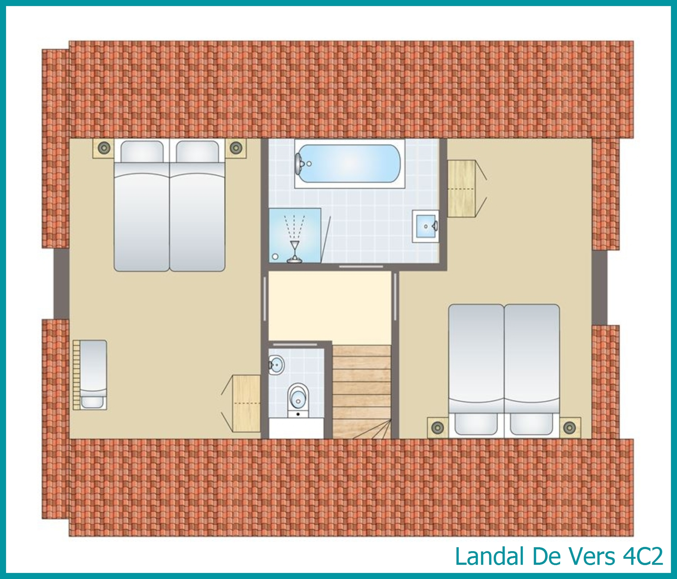 4-Personen-Ferienhaus 4C2 in De Vers