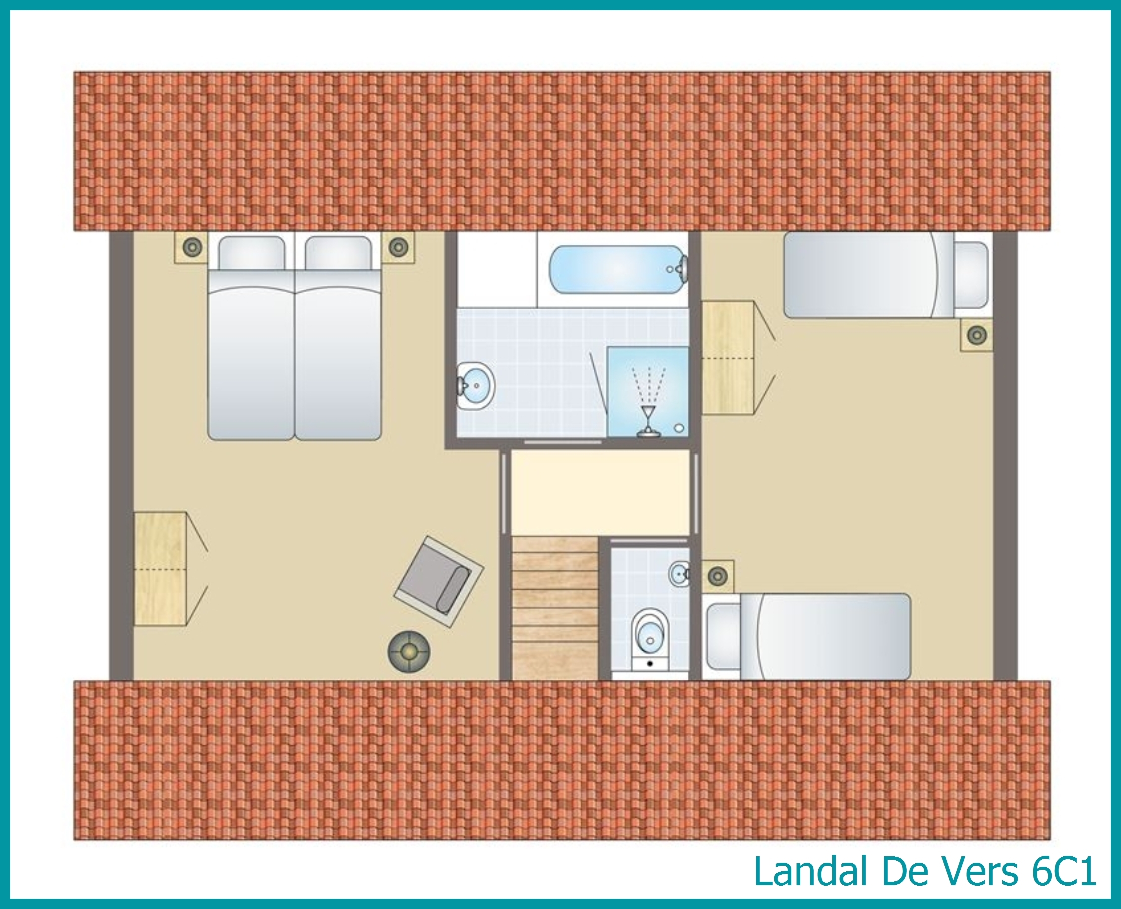 6-Personen-Ferienhaus 6C1 in De Vers