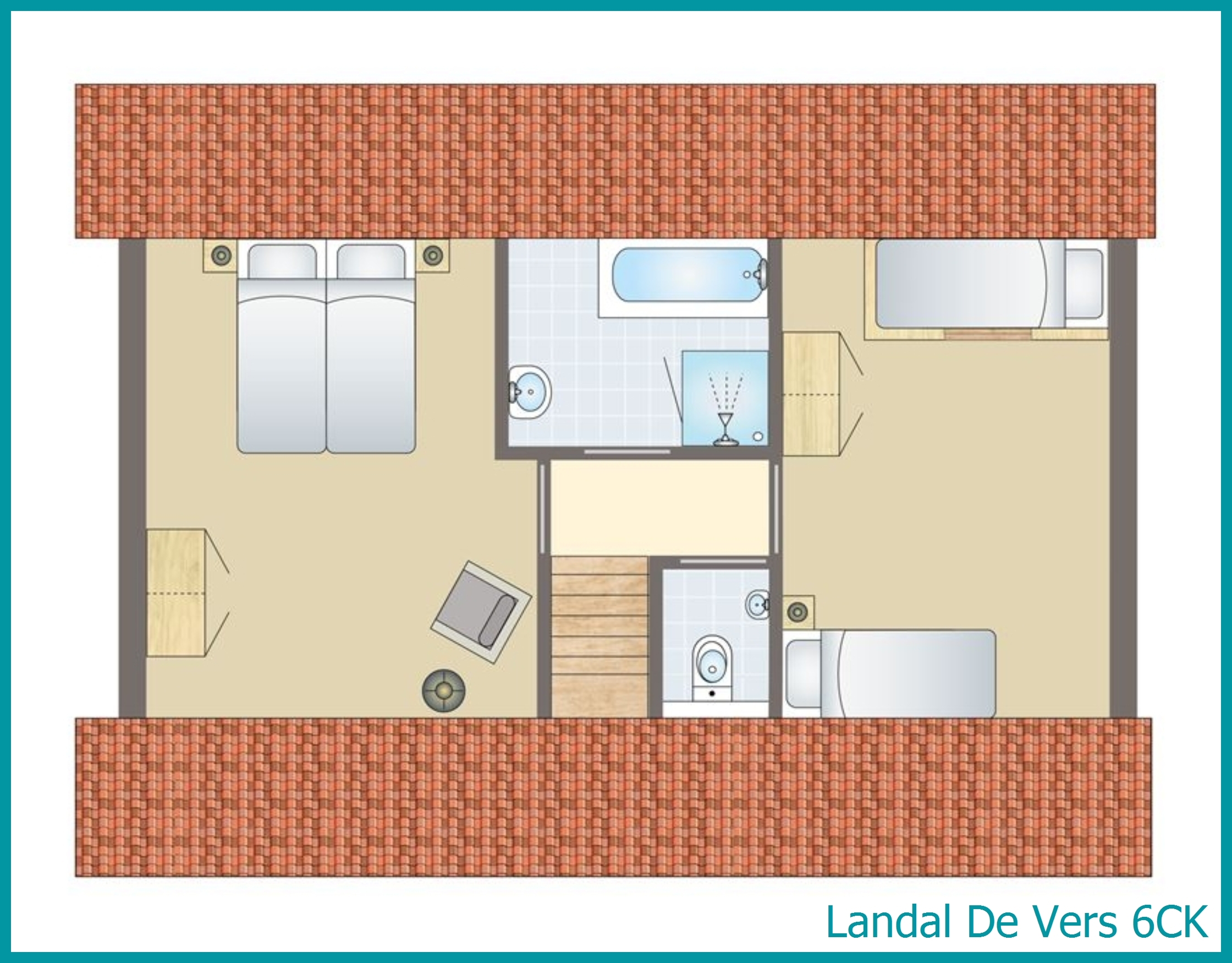 6-Personen-Kinder-Ferienhaus 6CK in De Vers
