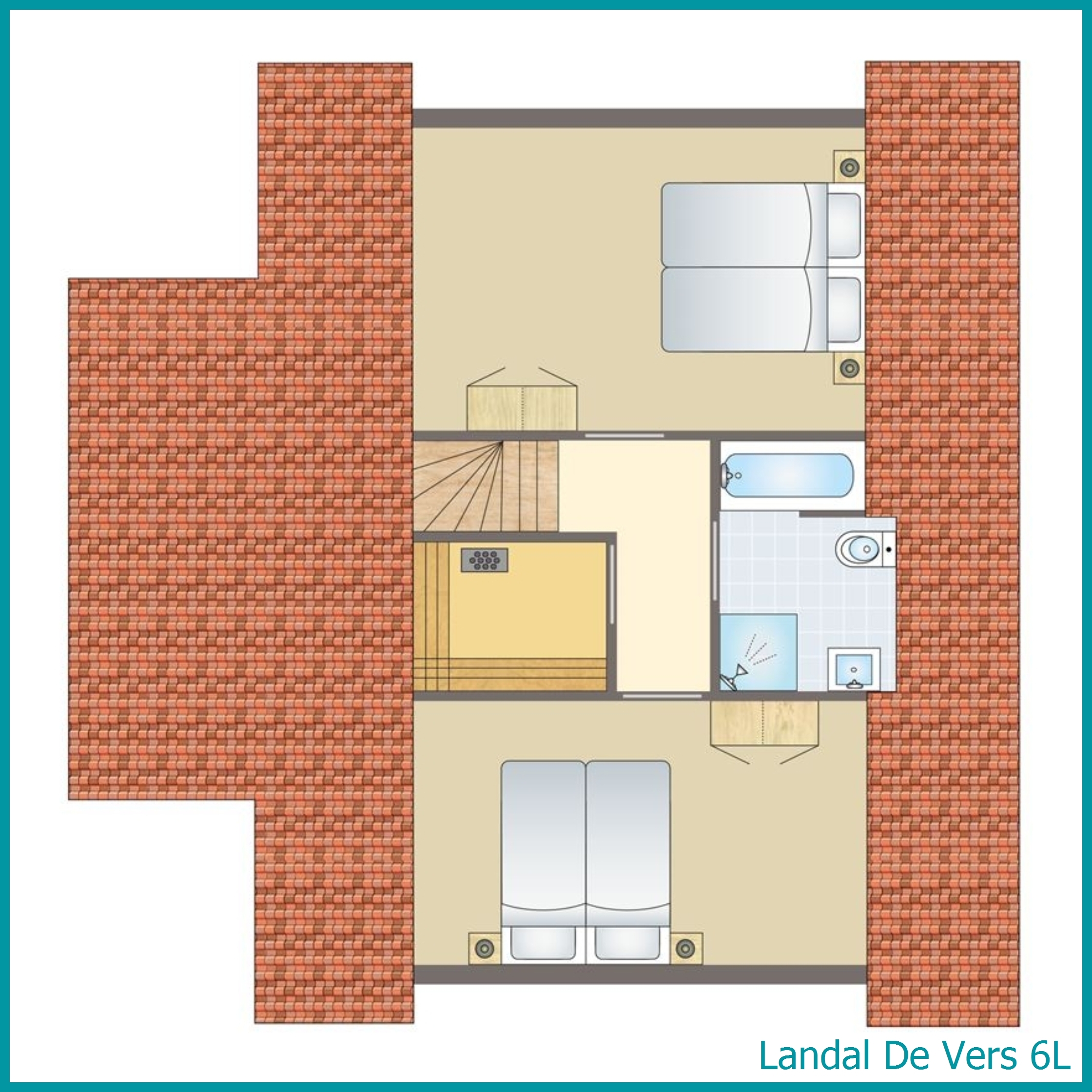 6-Personen-Ferienhaus 6L in De Vers