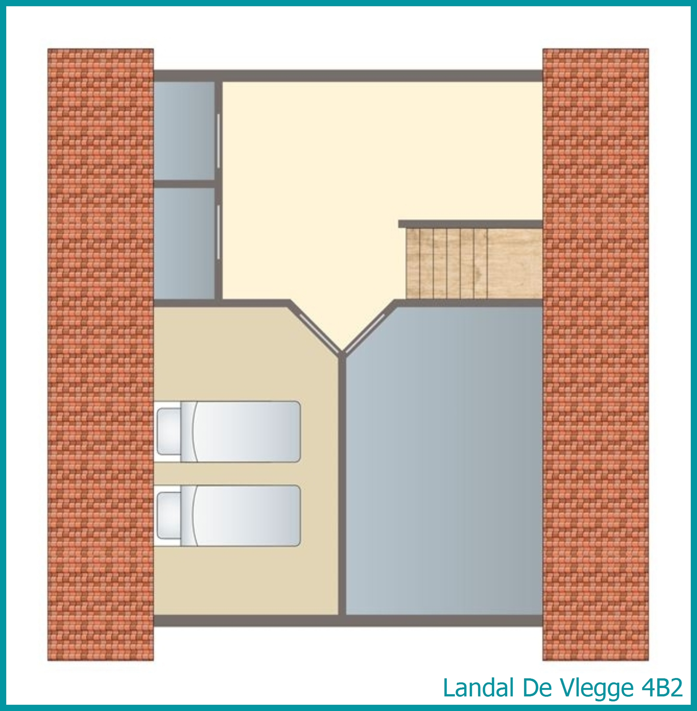 4-Personen-Ferienhaus 4B2 in De Vlegge