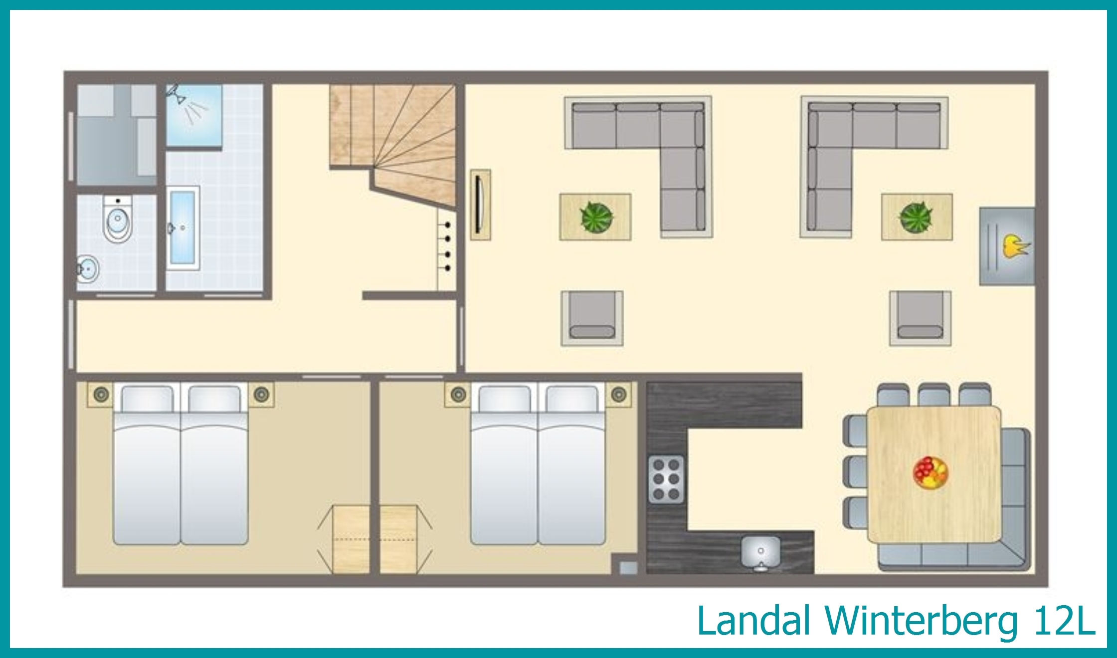 12-Personen-Ferienhaus 12L in Winterberg