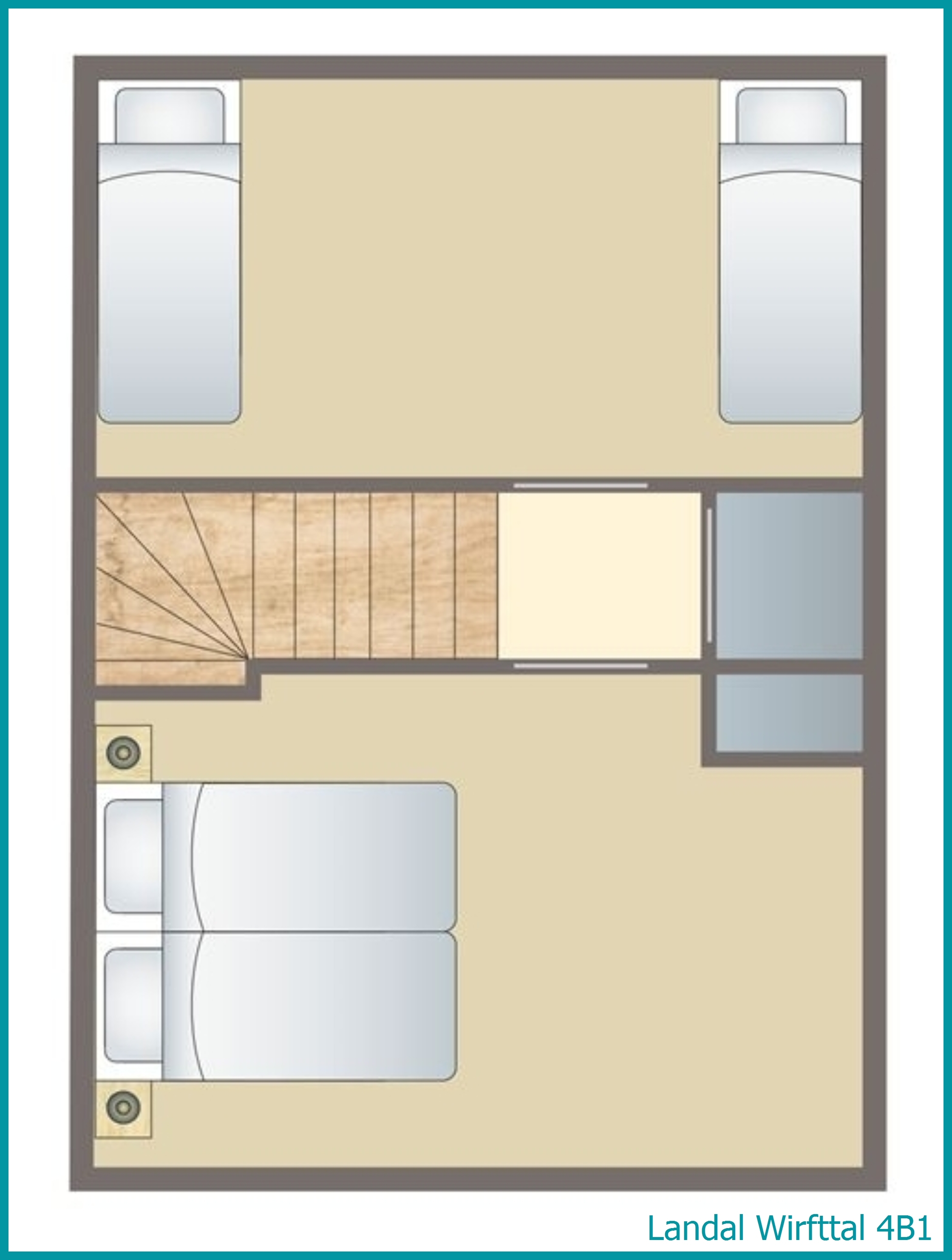 bungalow 4 personnes 4B1 à Wirfttal