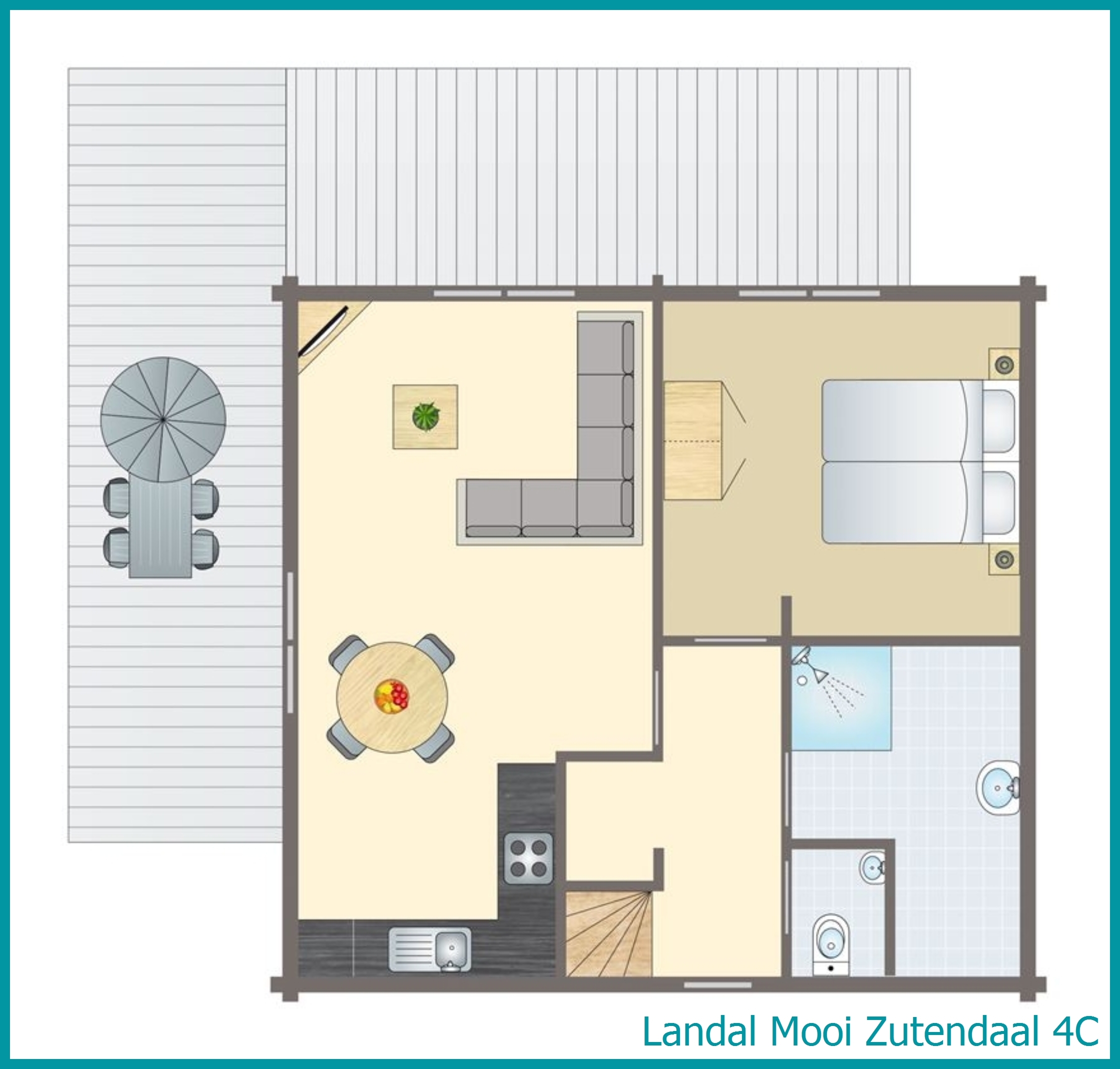 4-Personen-Ferienhaus 4C in Mooi Zutendaal