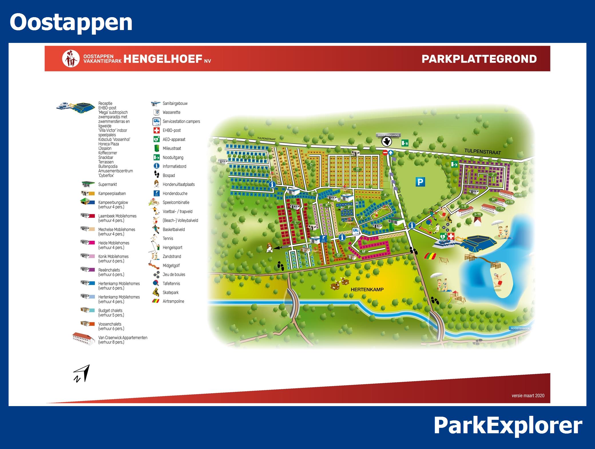 Karte und Lageplan Oostappen Hengelhoef