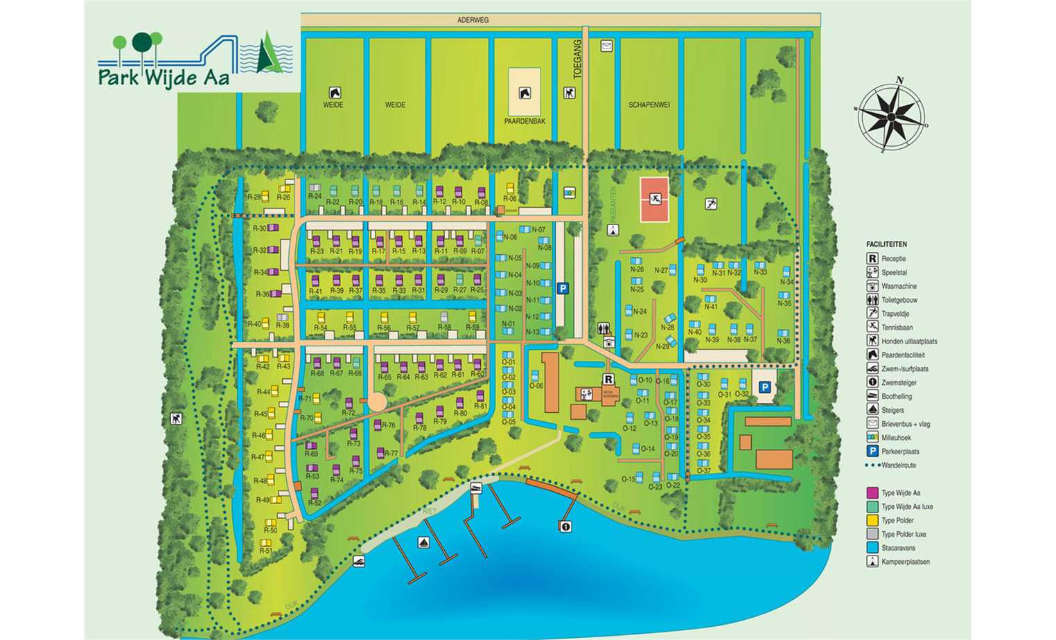 Karte und Lageplan Park Wijde Aa