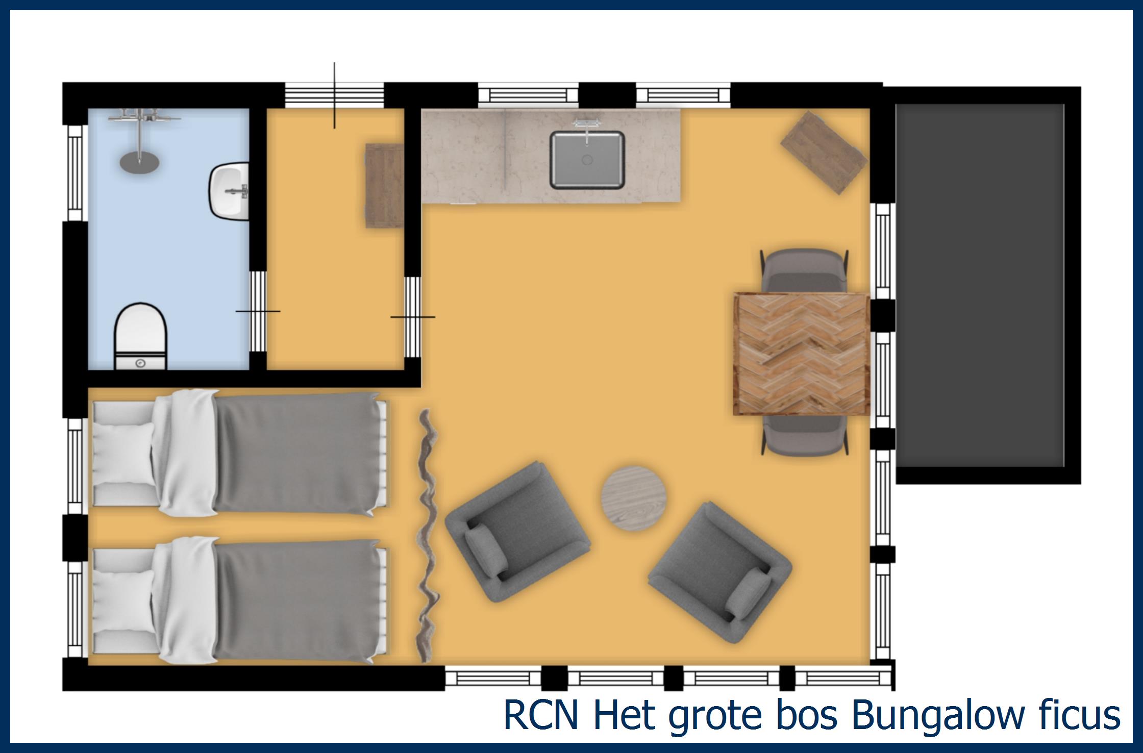 Cottage ficus à Het Grote Bos