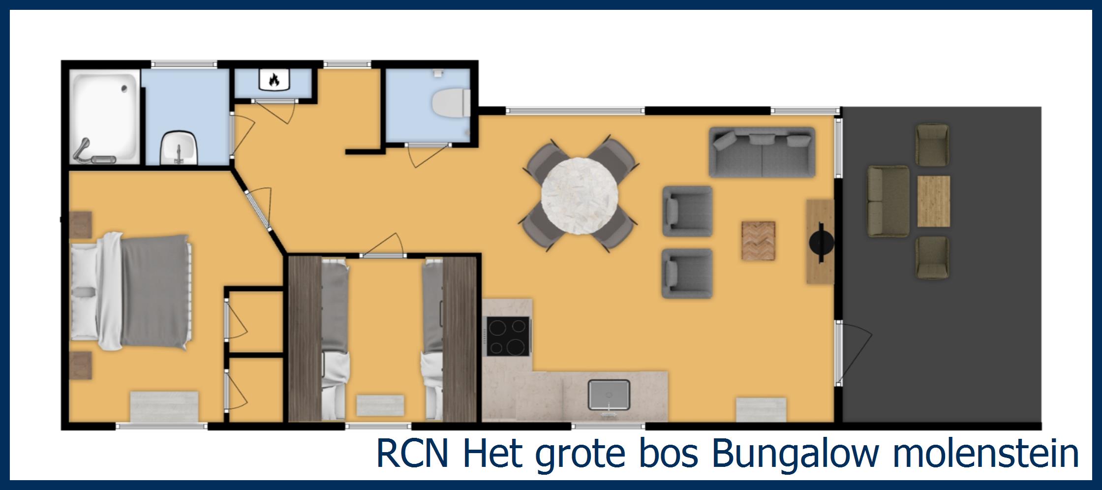Cottage molenstein à Het Grote Bos