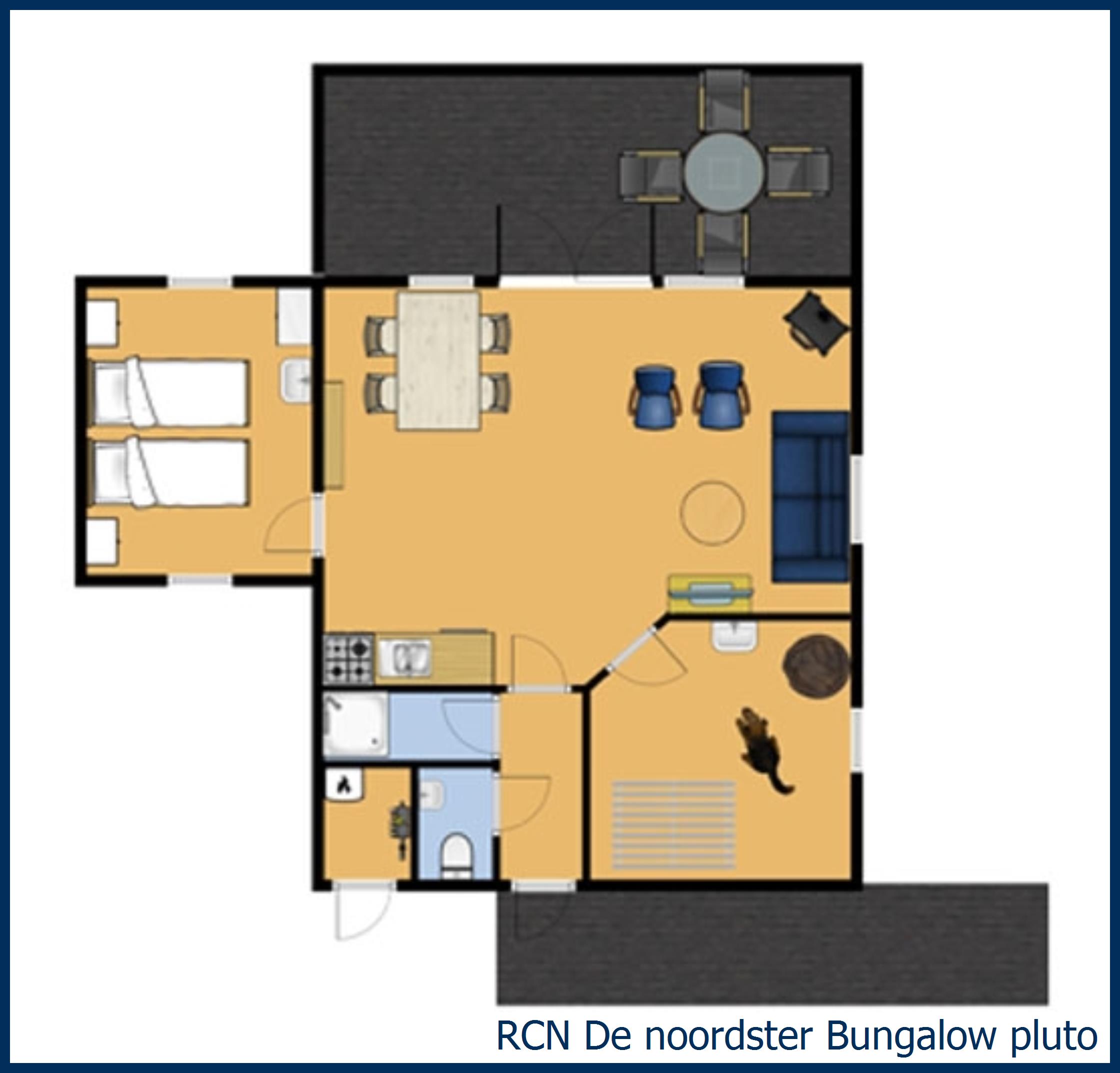 Ferienhaus pluto in De Noordster
