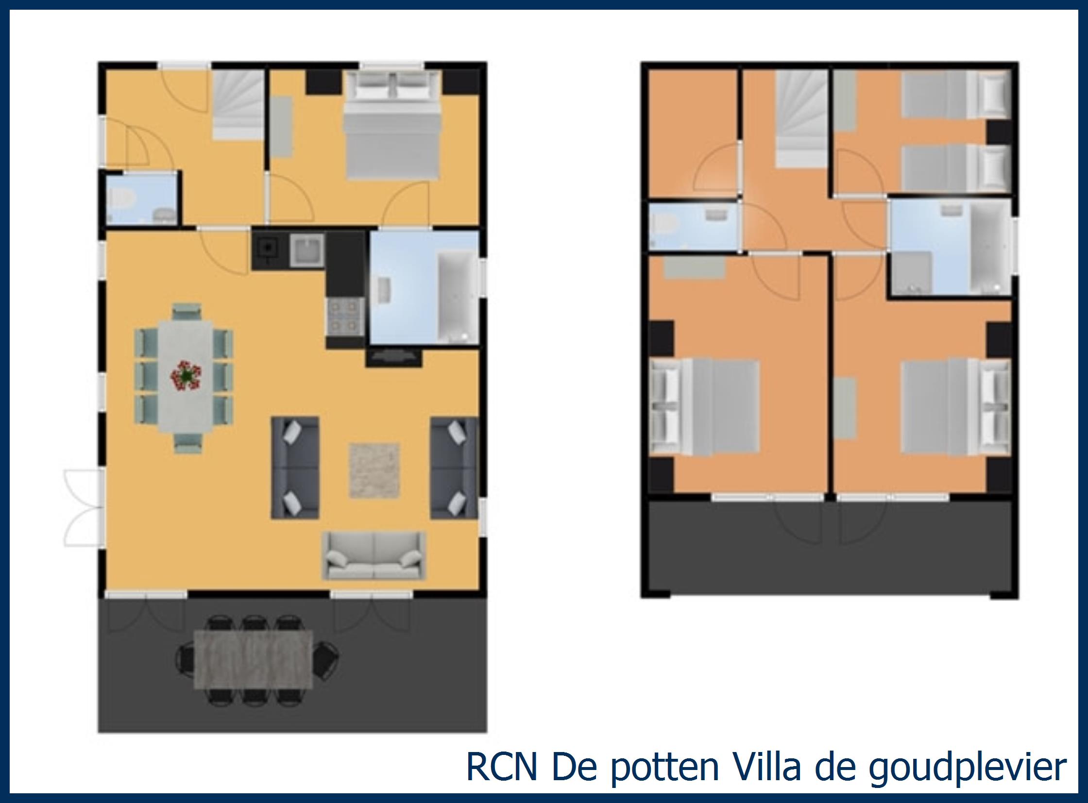 Cottage Villa de Goudplevier à De Potten