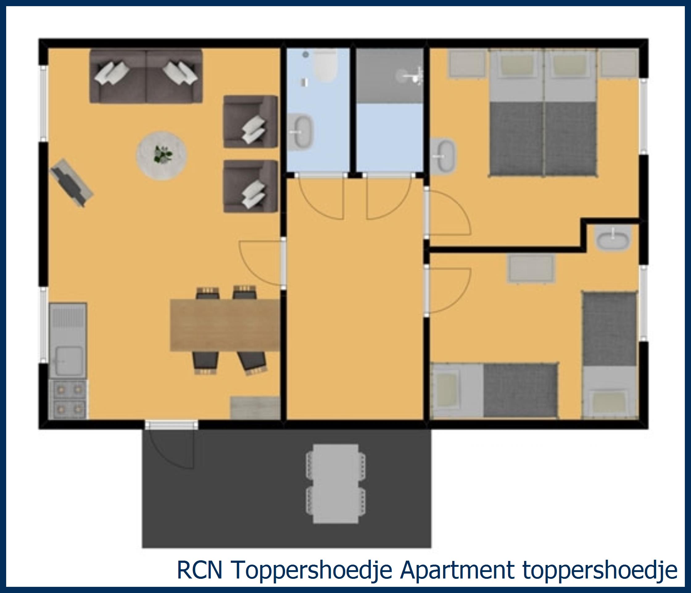 Apartment Toppershoedje in Toppershoedje