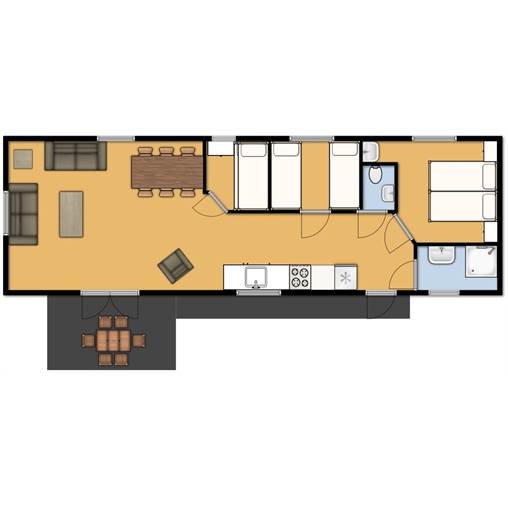 Cabane en bois Zuiderzee  - ZC6 à Zeewolde