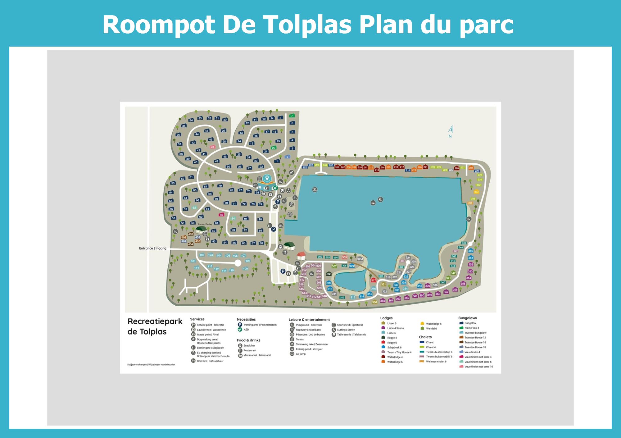 Plan Roompot De Tolplas