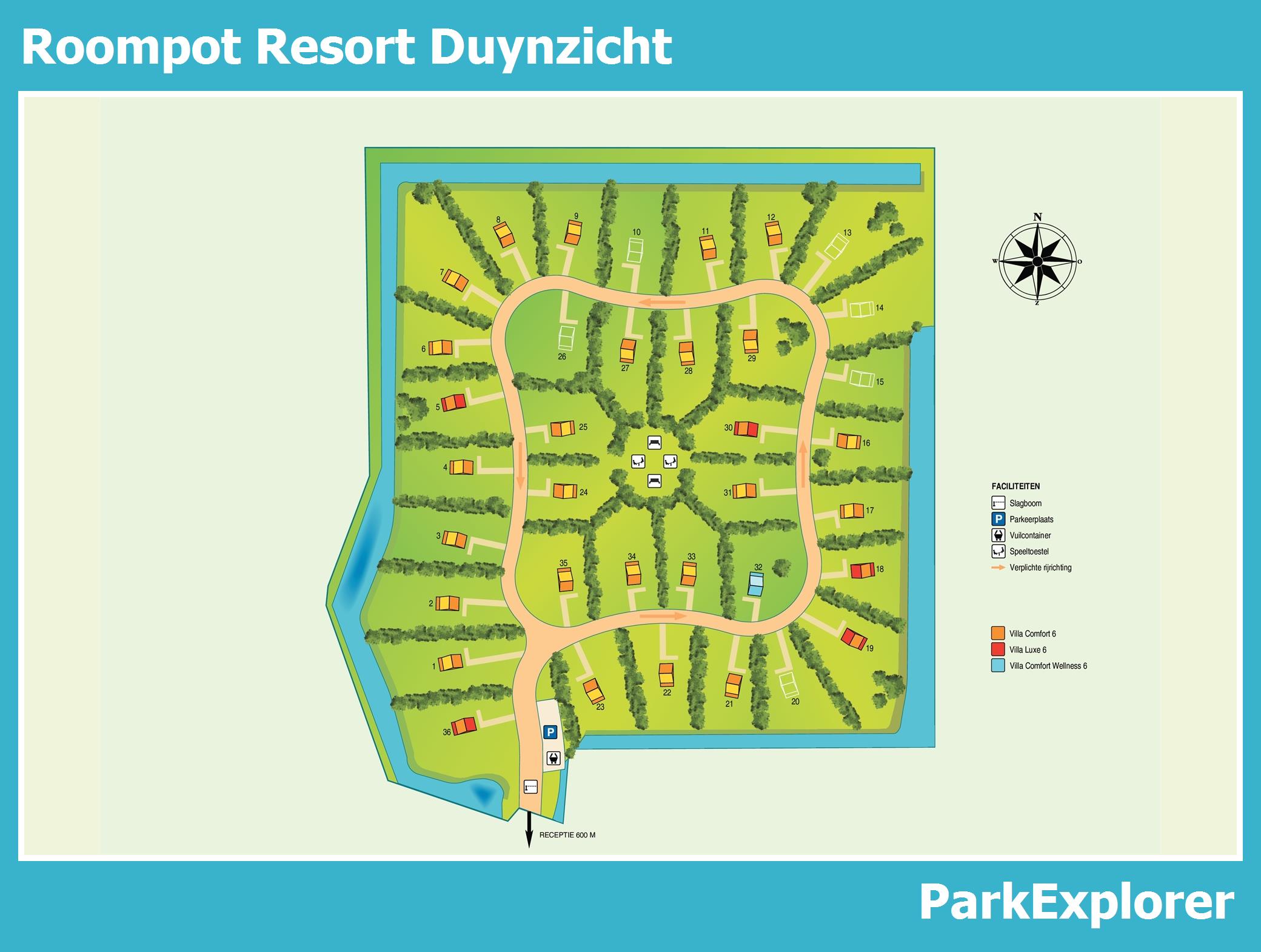 Plan Roompot Duynzicht