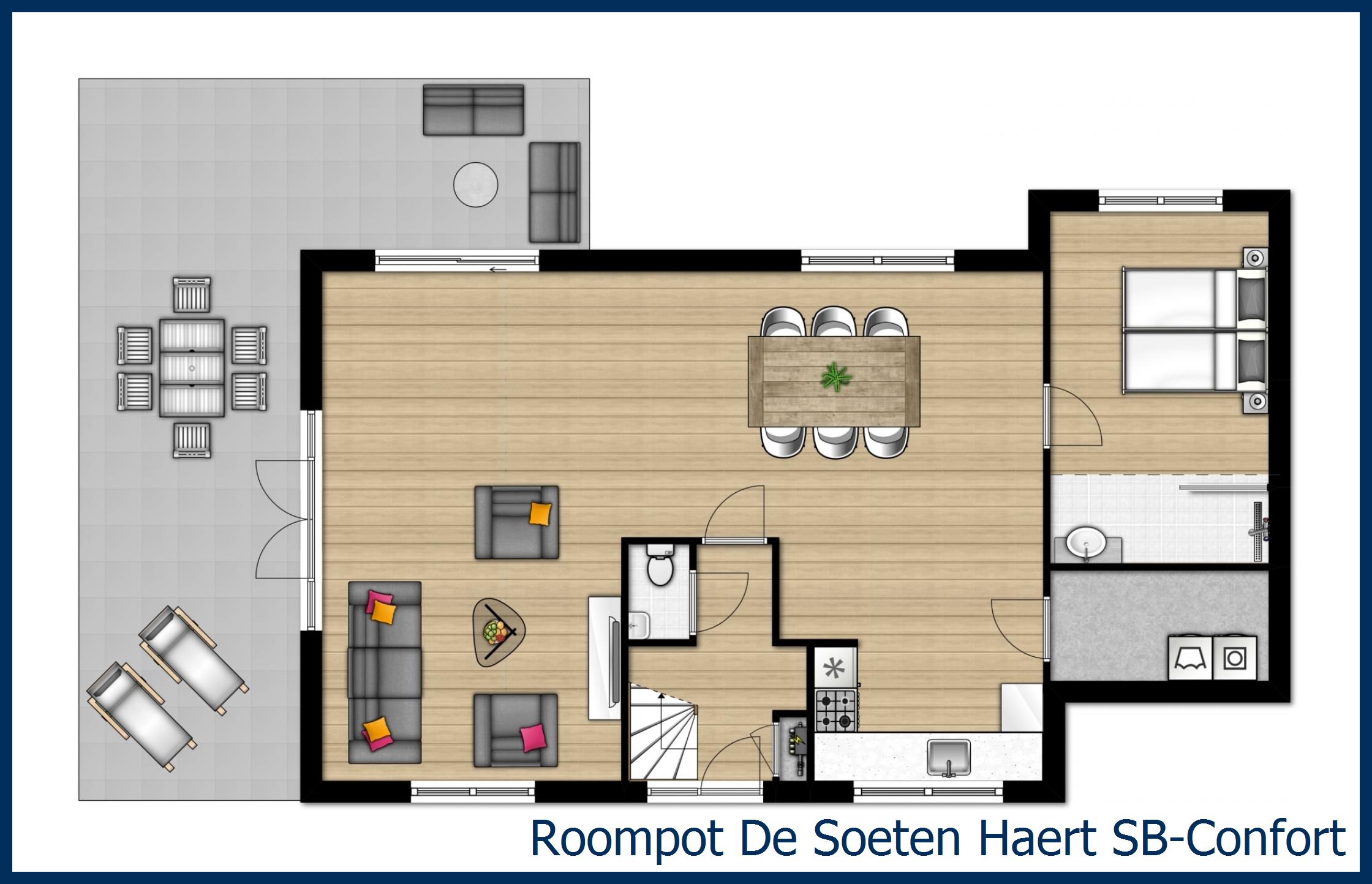 Bungalow SB-Confort à De Soeten Haert