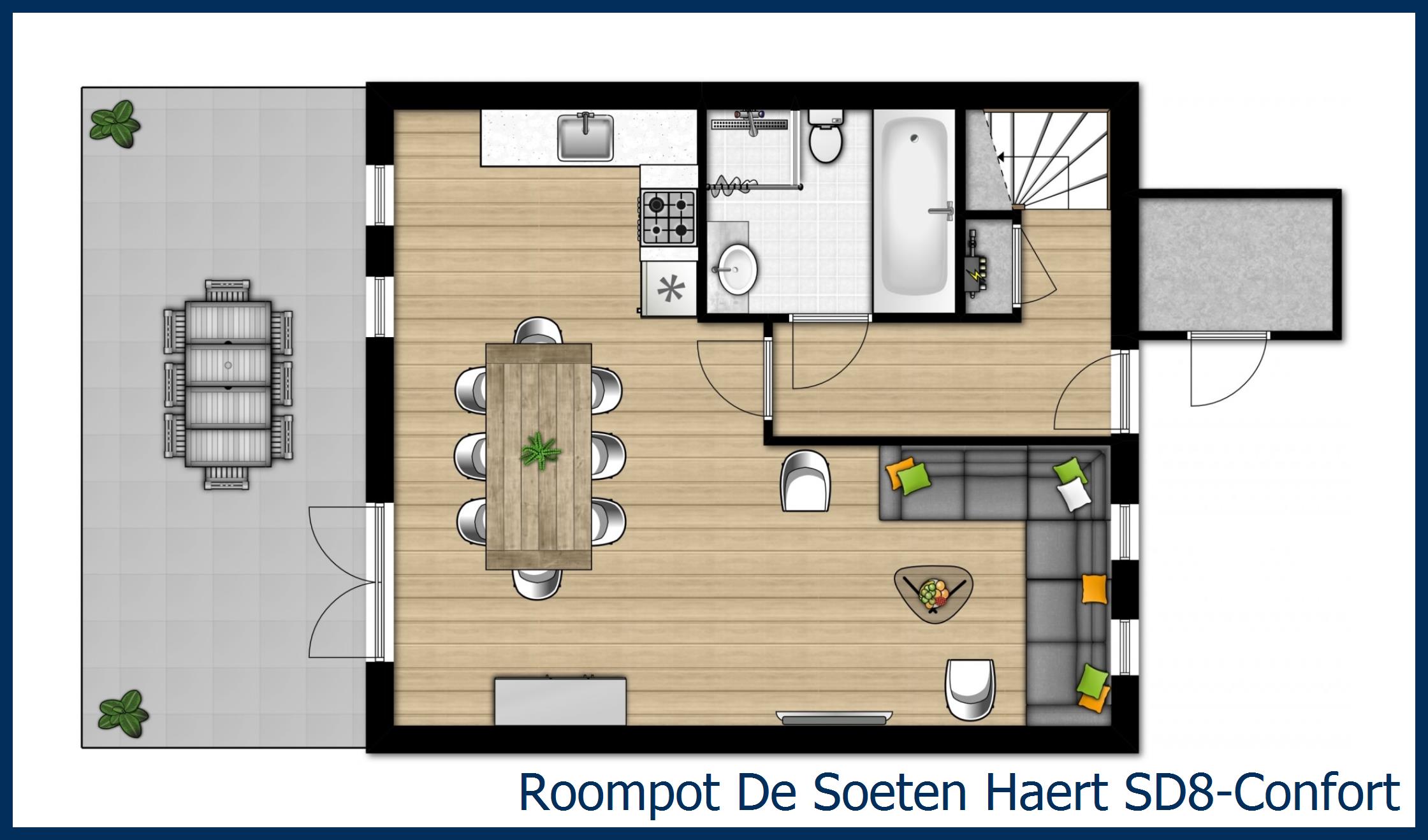 Bungalow SD8-Confort à De Soeten Haert