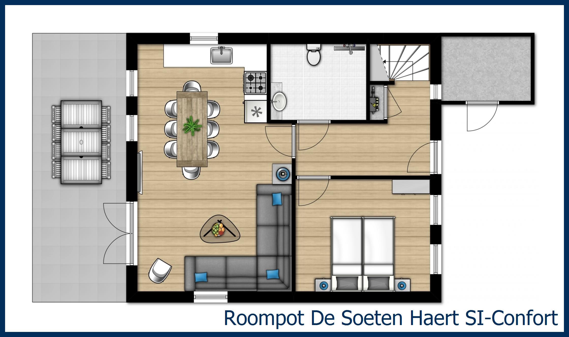 Bungalow SI-Confort à De Soeten Haert