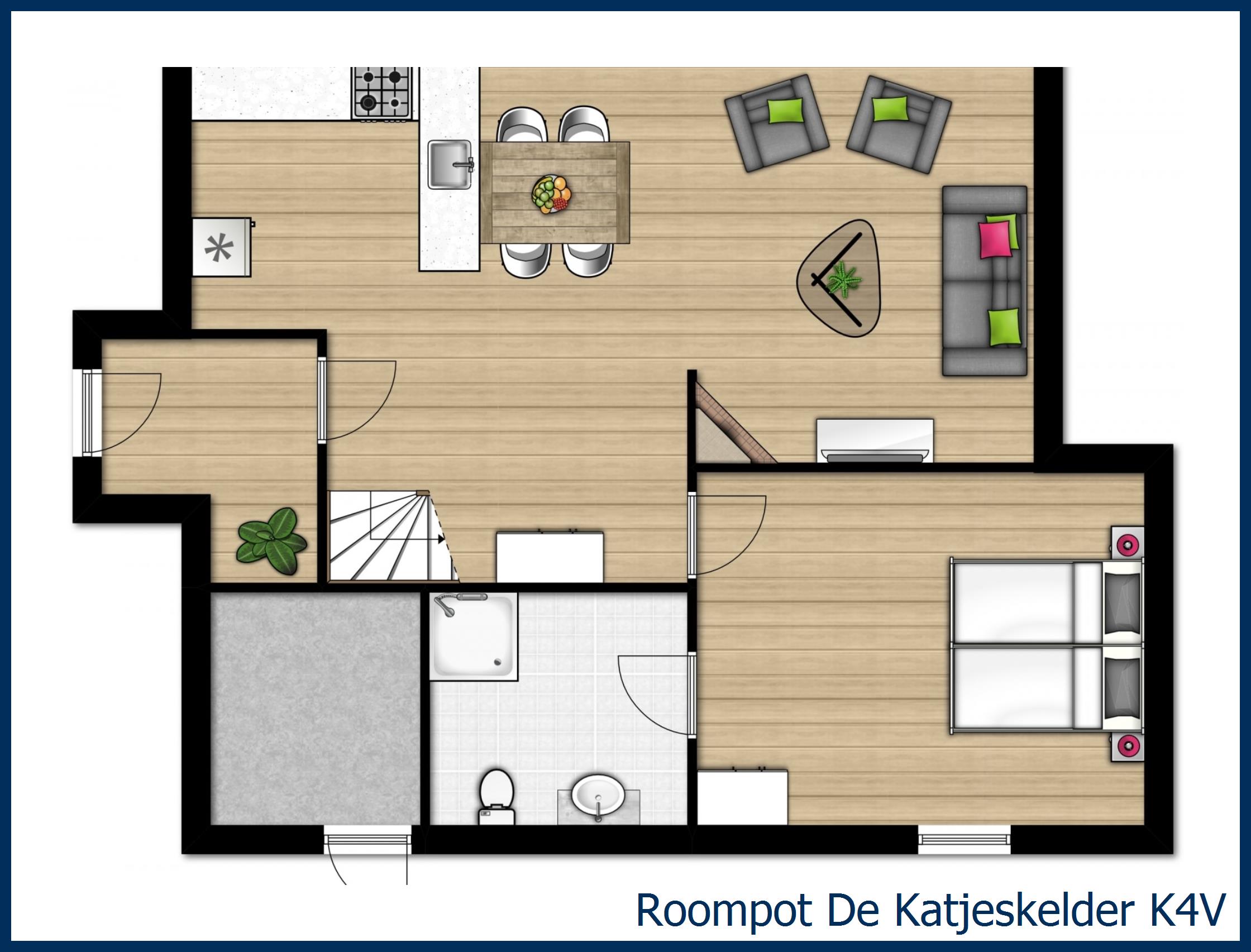 Bungalow K4V à De Katjeskelder