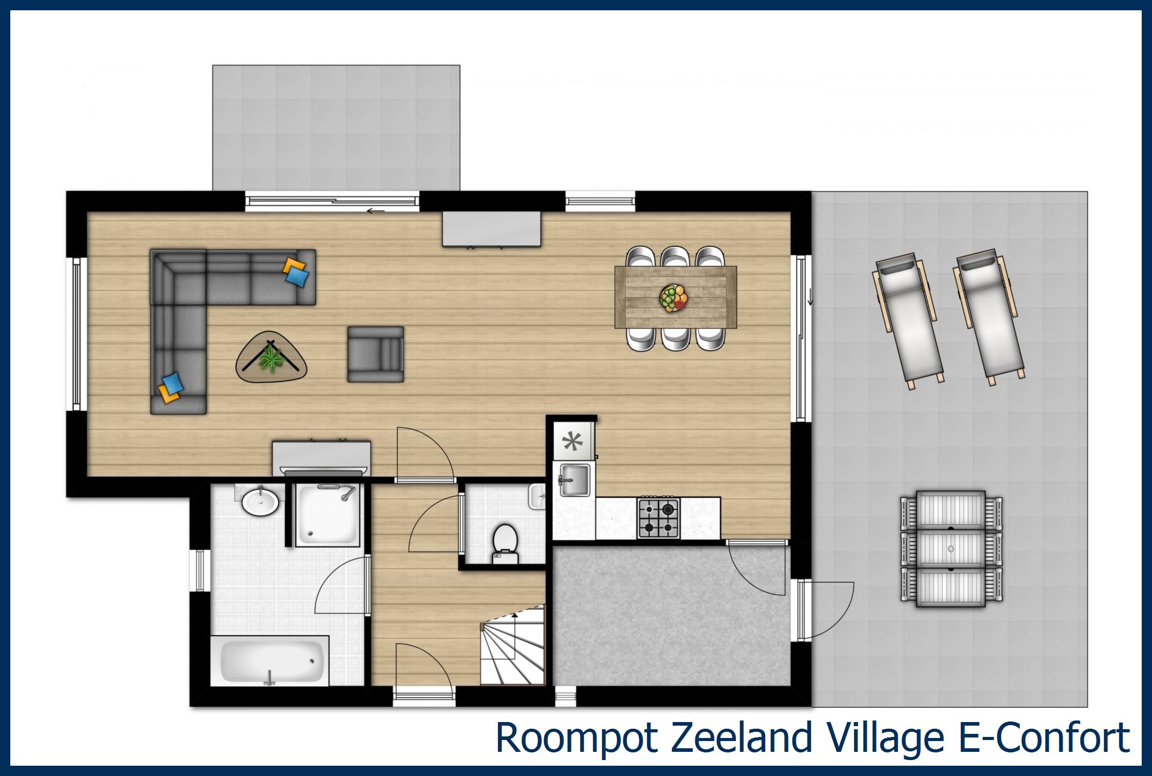 Bungalow E-Confort à Zeeland Village