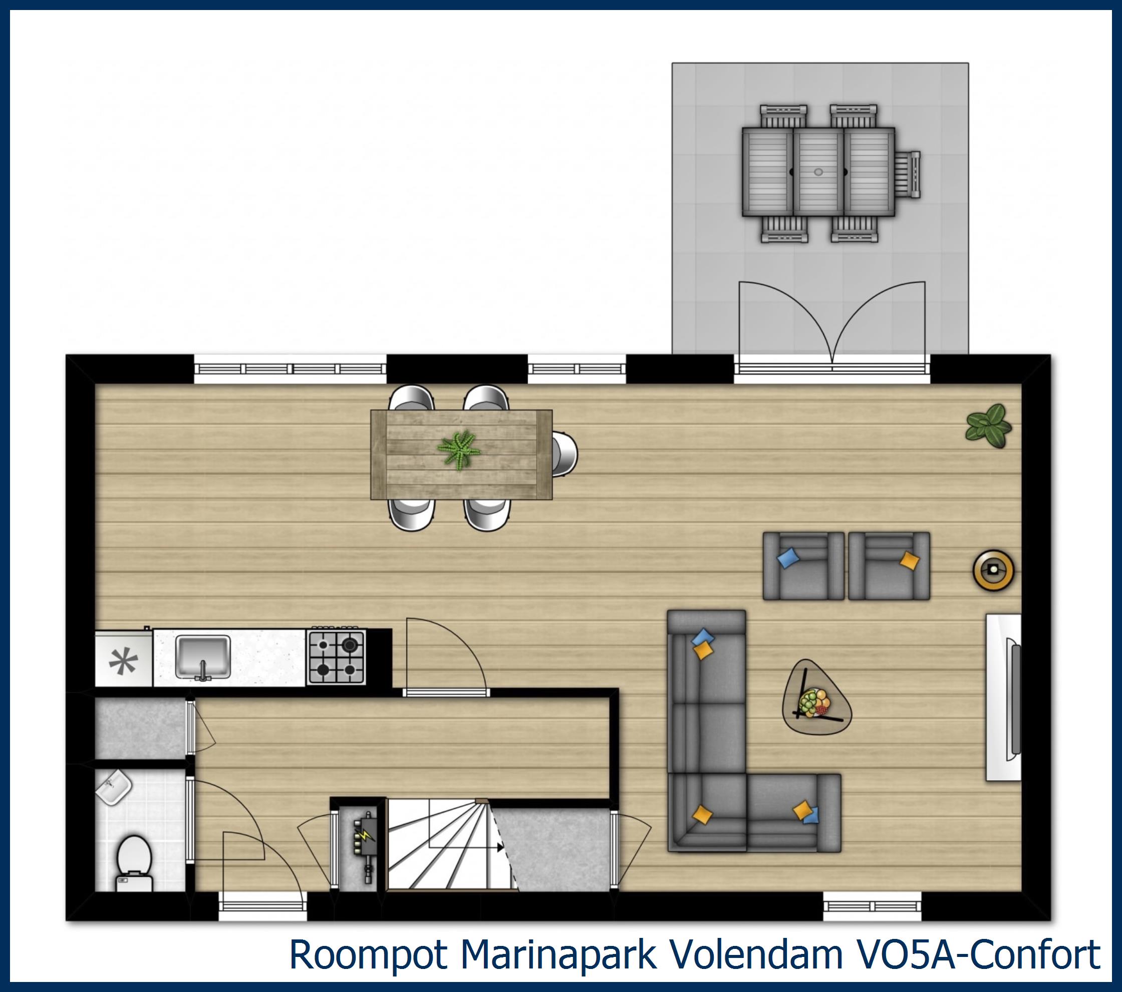Bungalow VO5A-Confort à Marinapark Volendam
