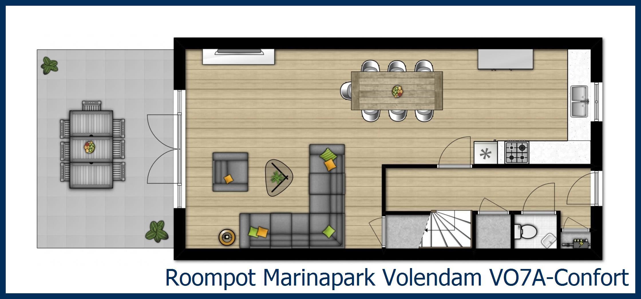 Bungalow VO7A-Confort à Marinapark Volendam