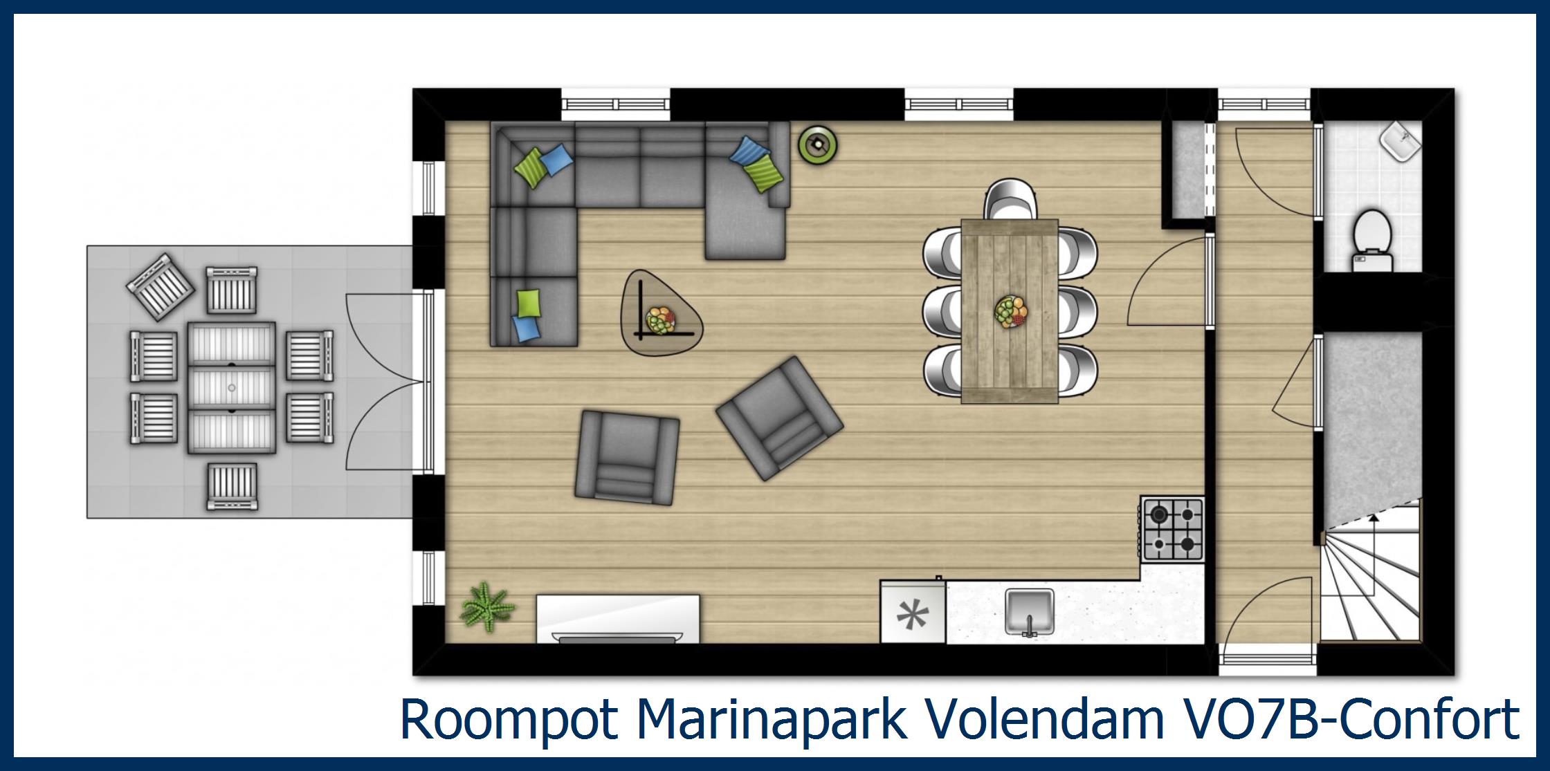 Bungalow VO7B-Confort à Marinapark Volendam