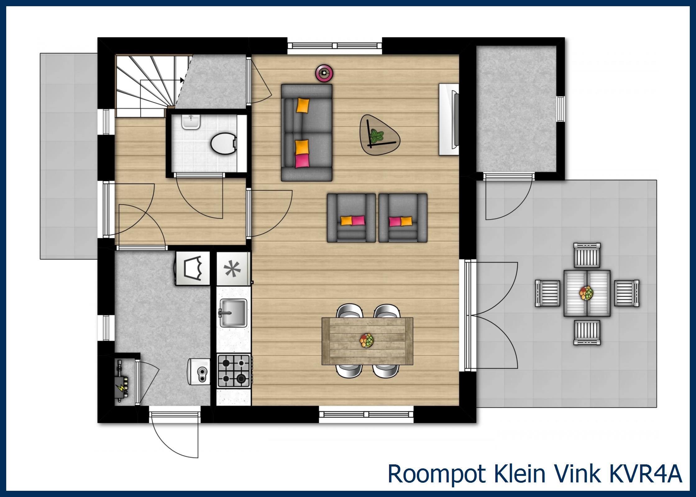 Bungalow KVR4A à Klein Vink
