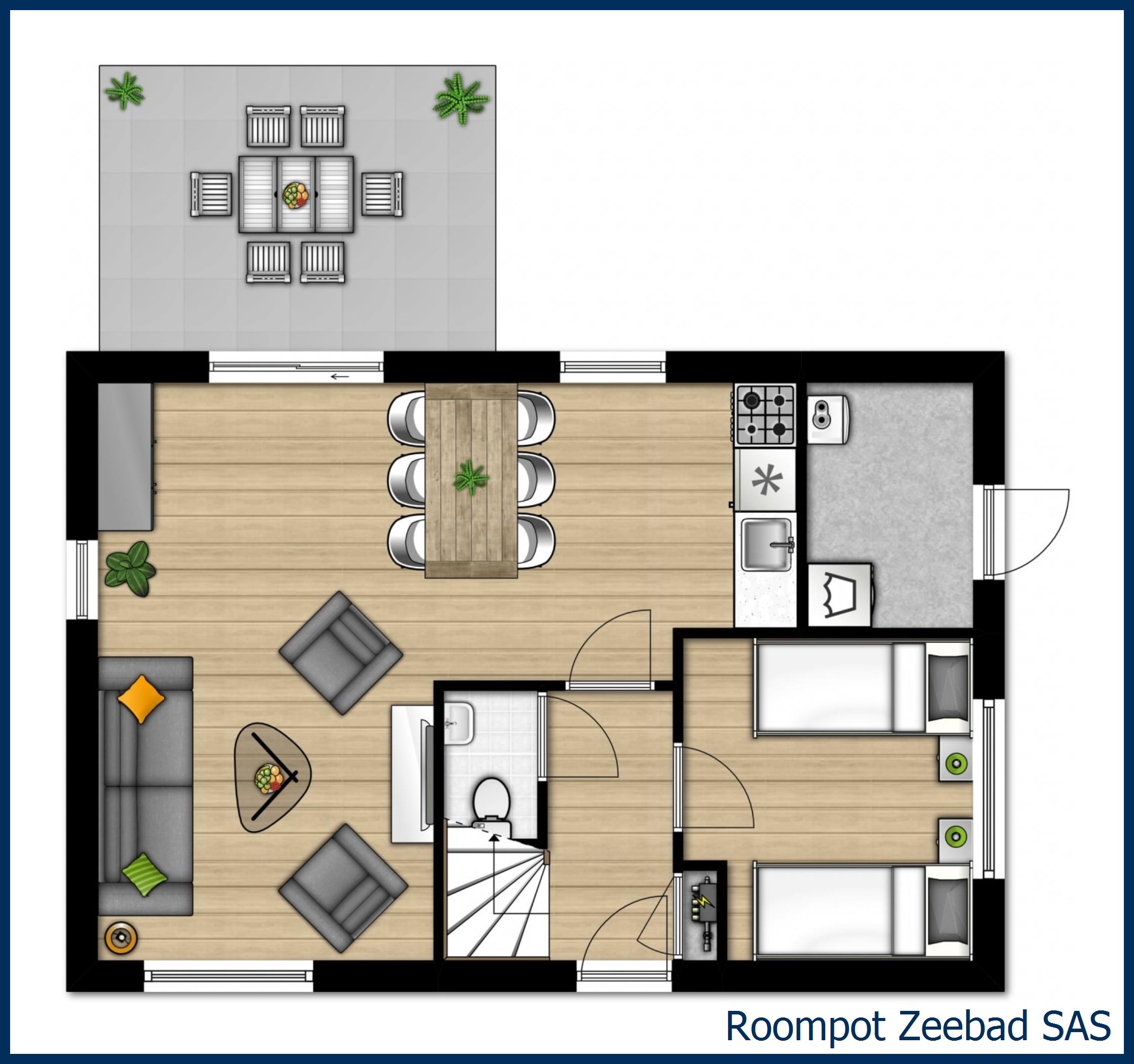 Bungalow SAS à Zeebad