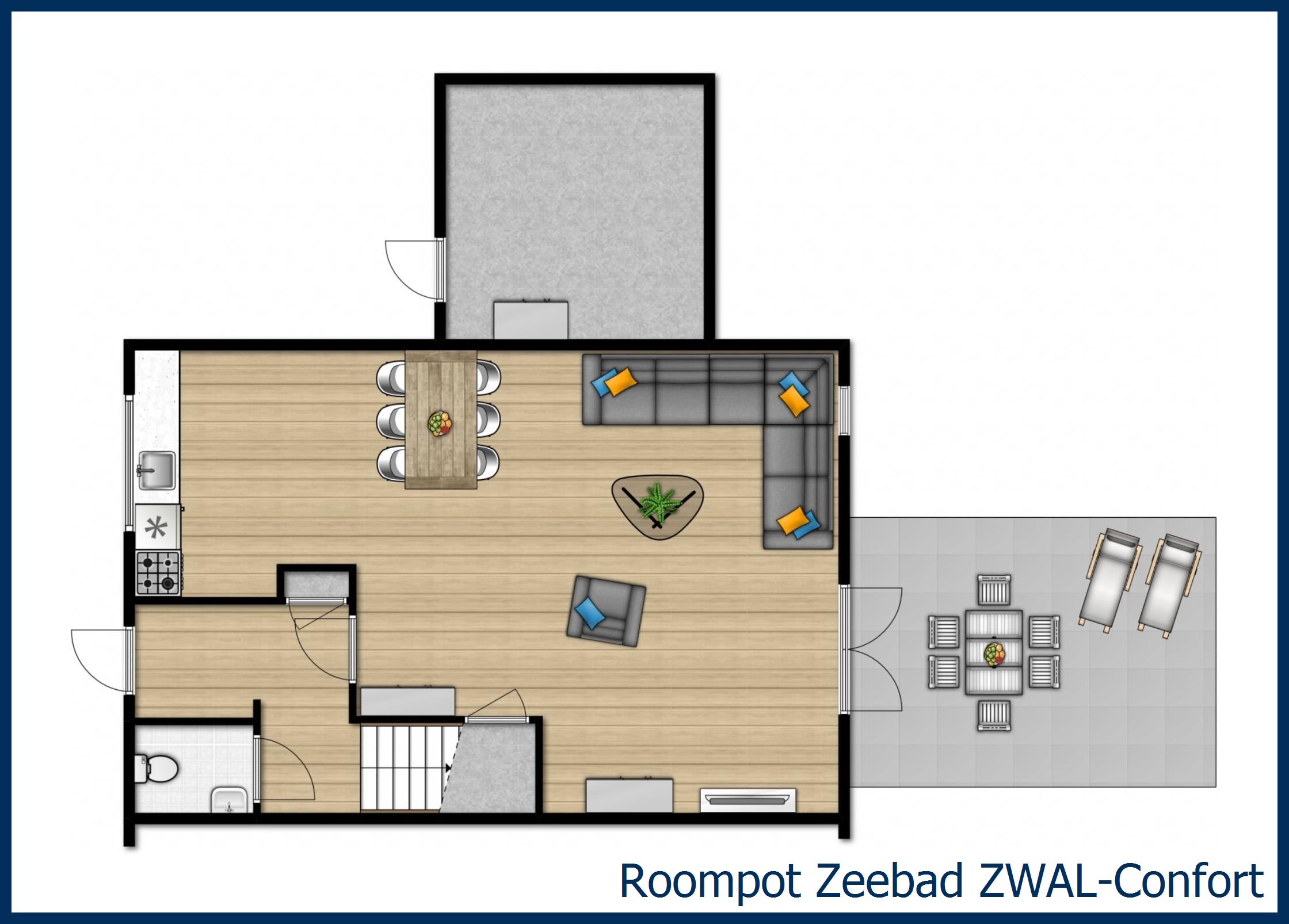 Bungalow ZWAL-Confort à Zeebad