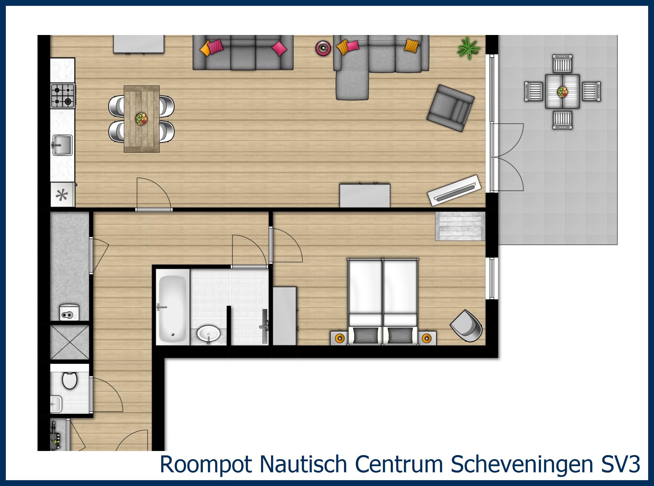 Appartement SV3 à Nautisch Centrum Scheveningen