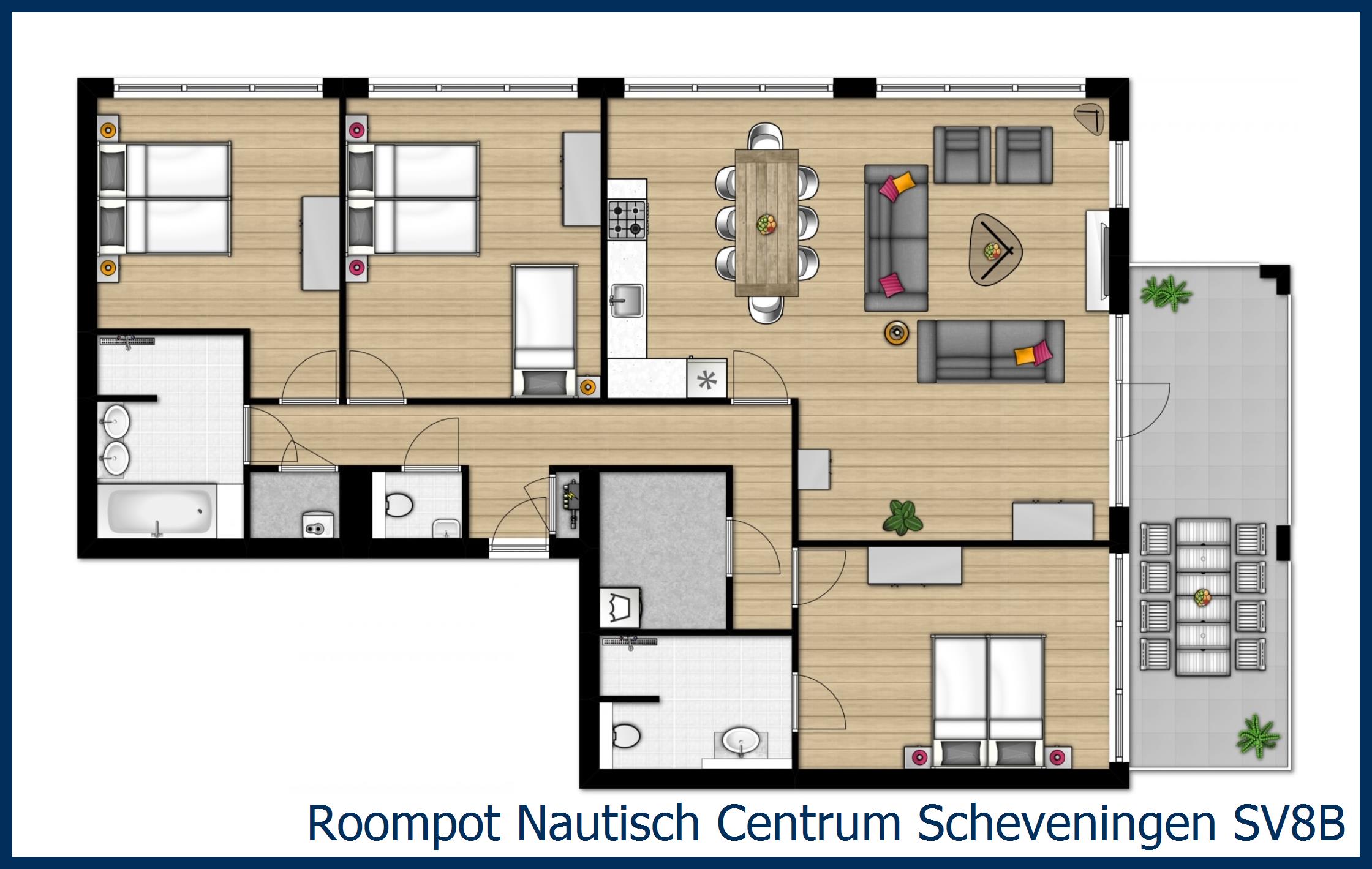 Appartement SV8B à Nautisch Centrum Scheveningen