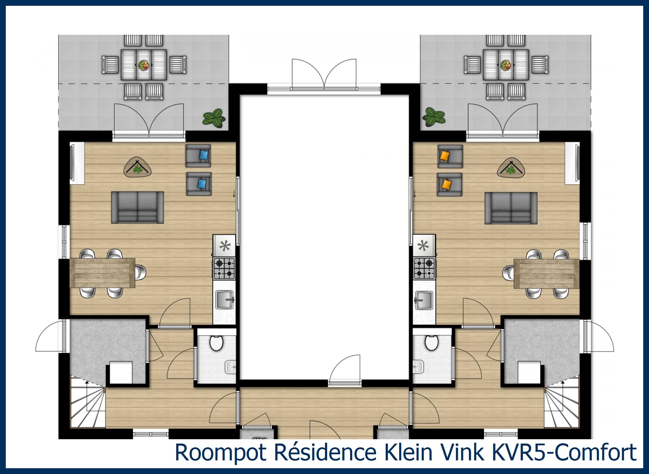 Bungalow KVR5-Comfort à Résidence Klein Vink