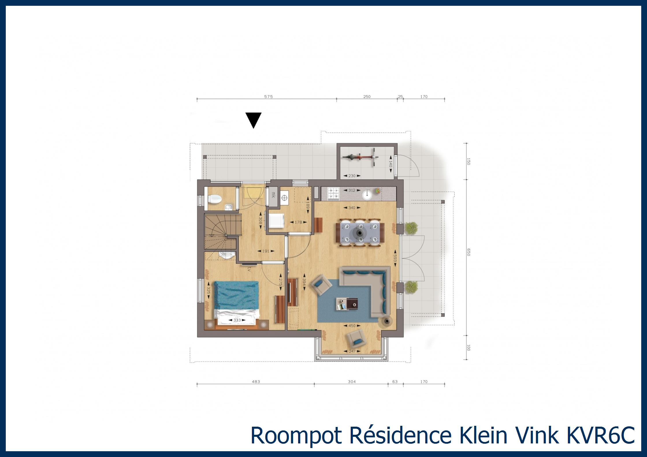 Bungalow KVR6C à Résidence Klein Vink