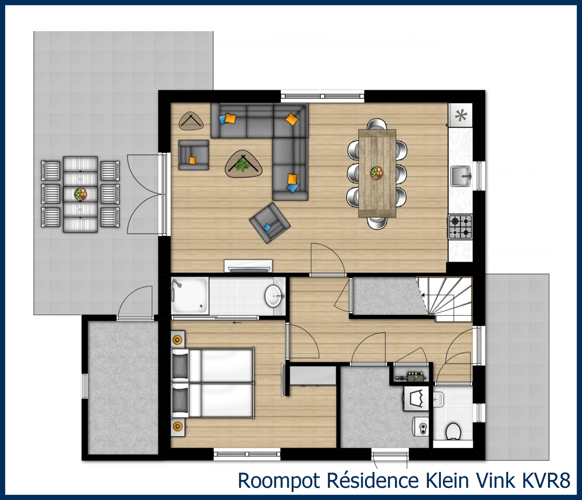 Bungalow KVR8 à Résidence Klein Vink