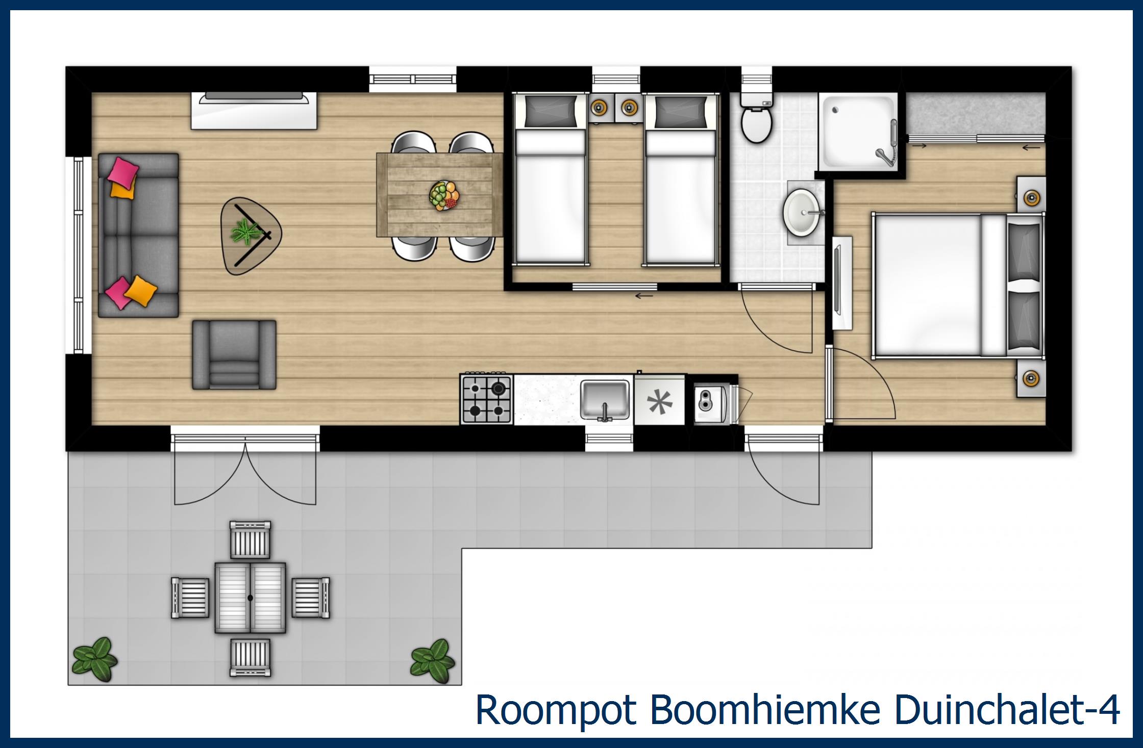 Chalet Duin-4 in Boomhiemke