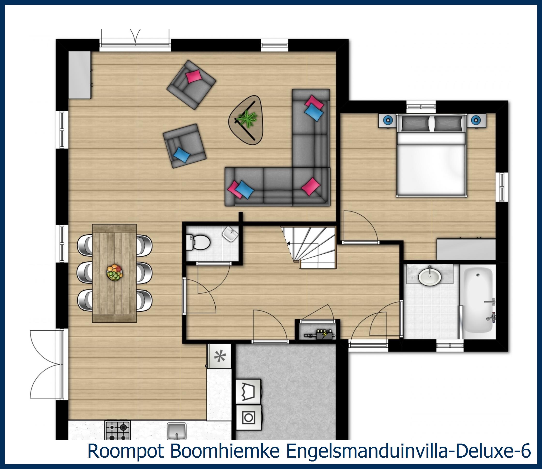 Bungalow Engelsmanduinvilla-Deluxe-6 à Boomhiemke