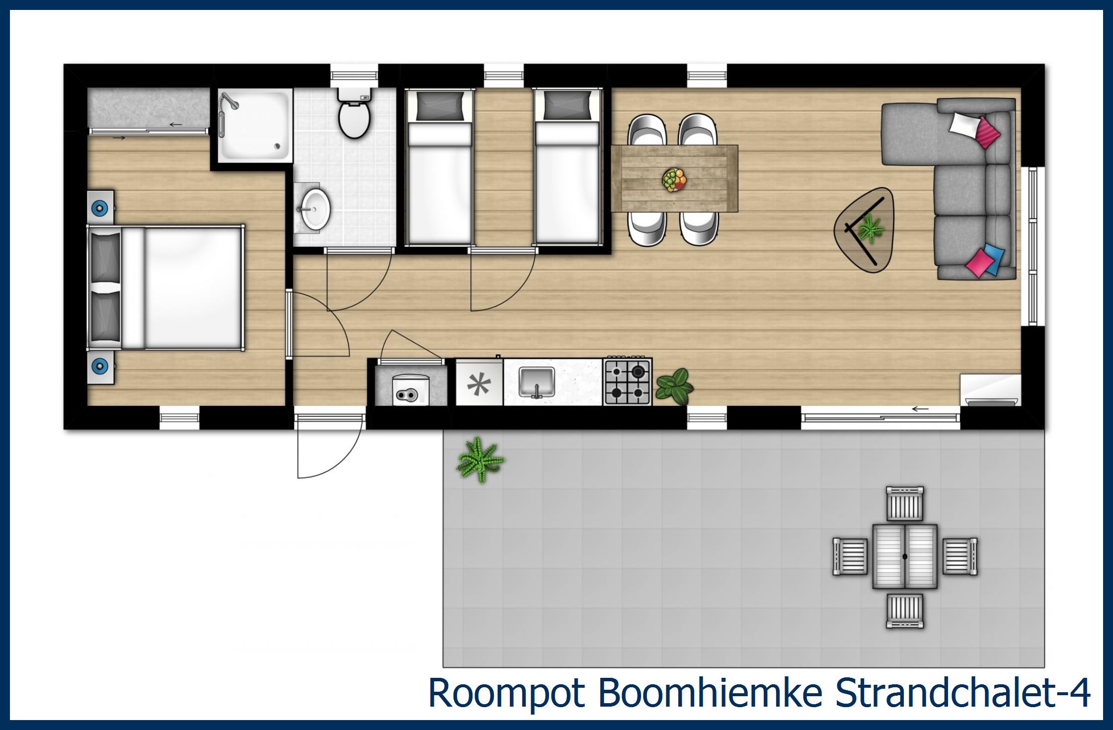 Chalet Strand-4 à Boomhiemke