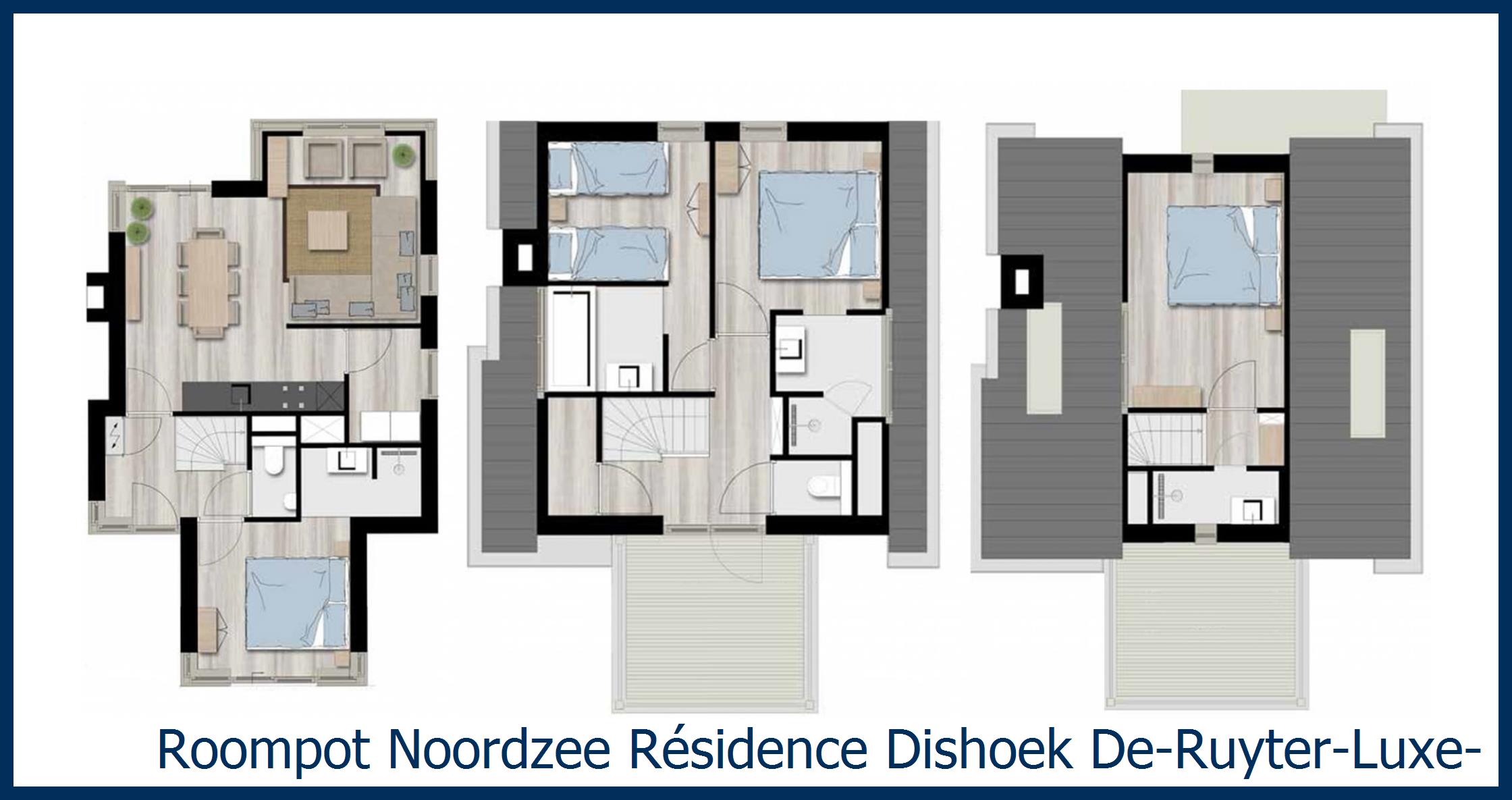 Villa De-Ruyter-Luxe-8 à Noordzee Résidence Dishoek