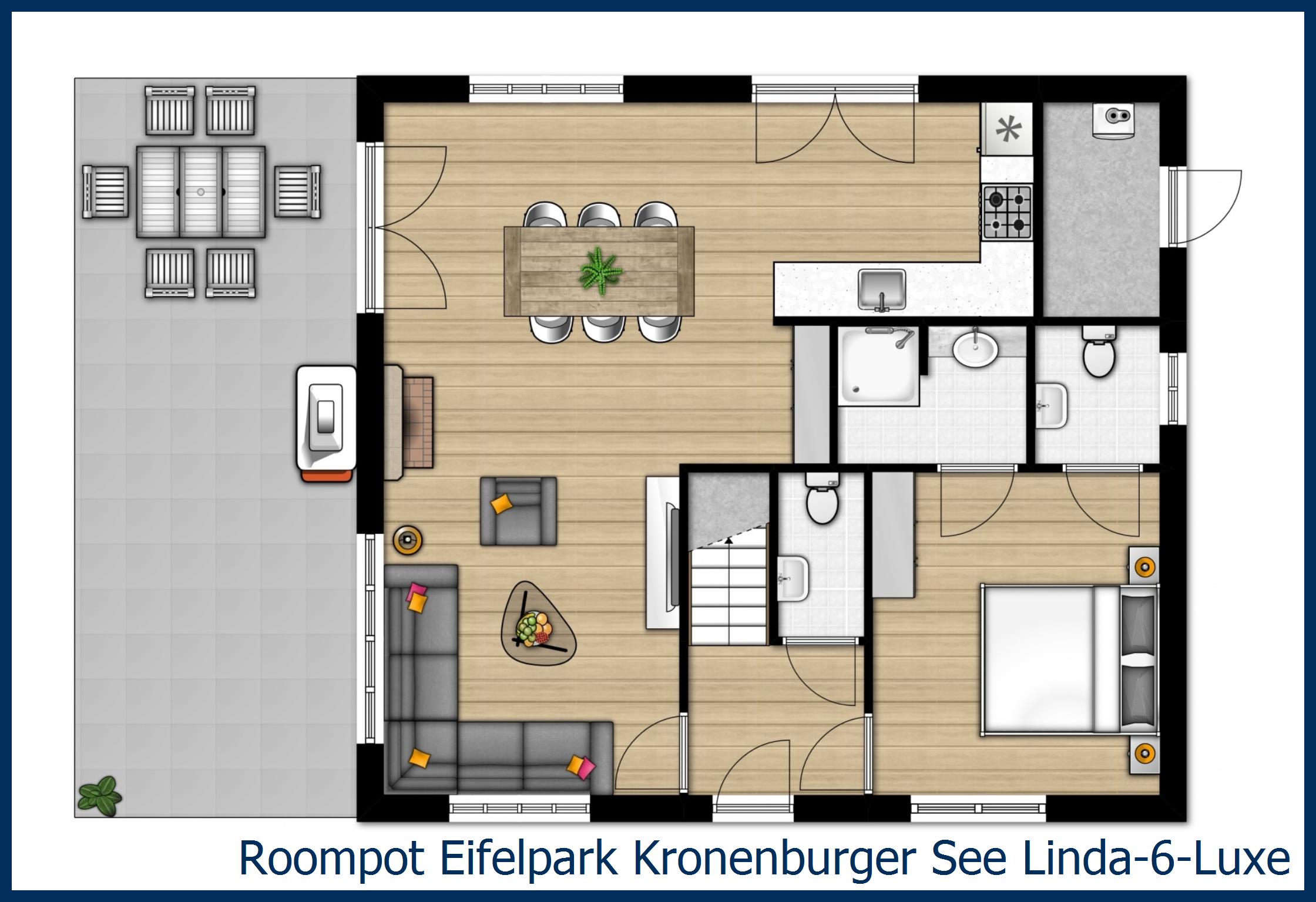 Villa Linda-6-Luxe in Eifelpark Kronenburger See