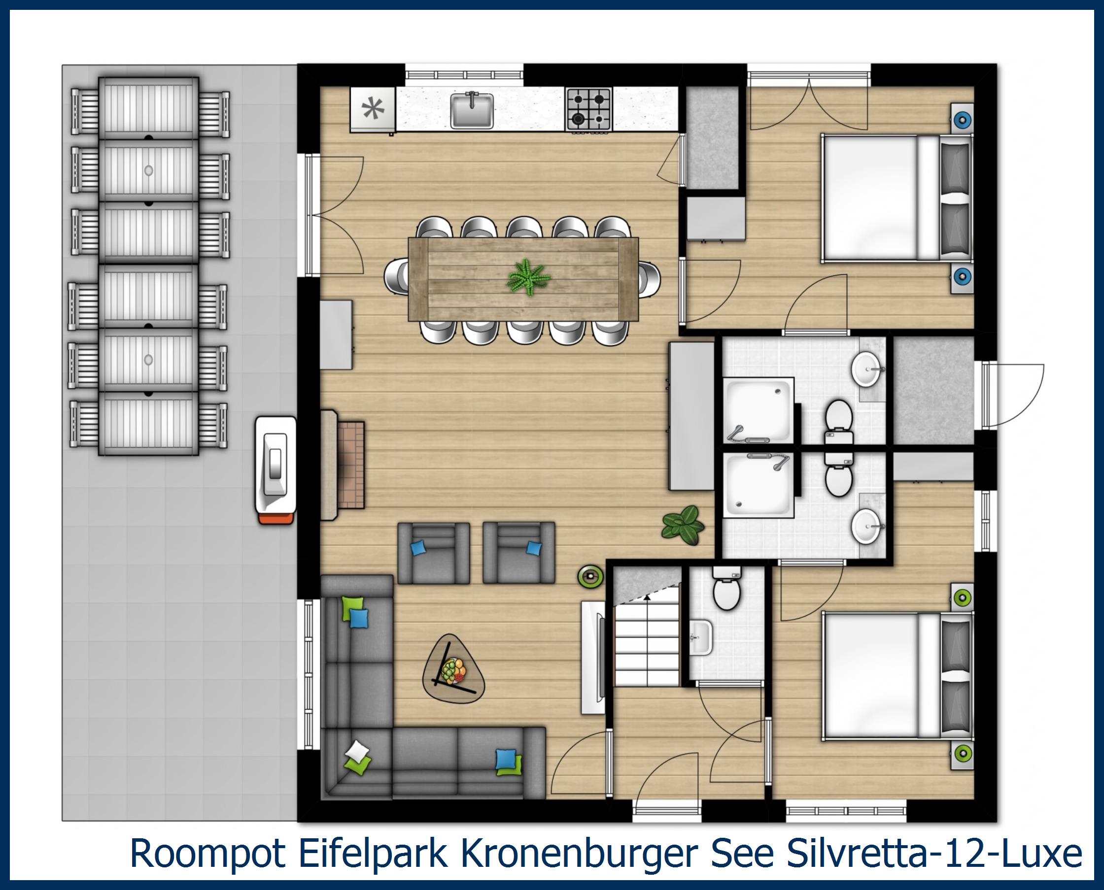 Villa Silvretta-12-Luxe à Eifelpark Kronenburger See