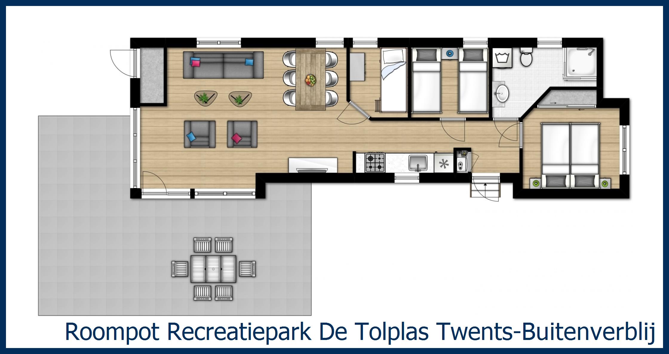 Chalet Twents-Buitenverblijf-6 in De Tolplas