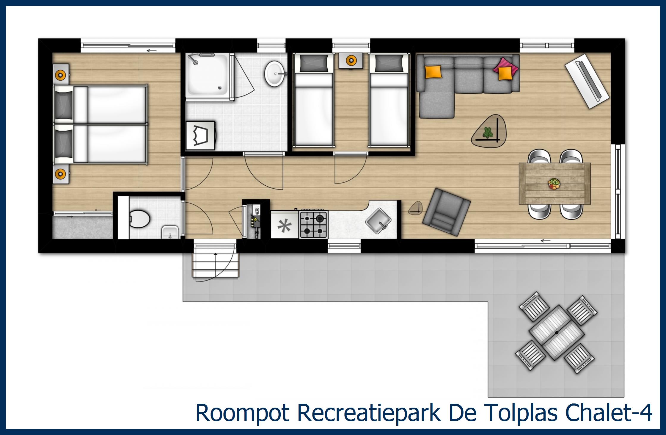 Chalet 4 à De Tolplas